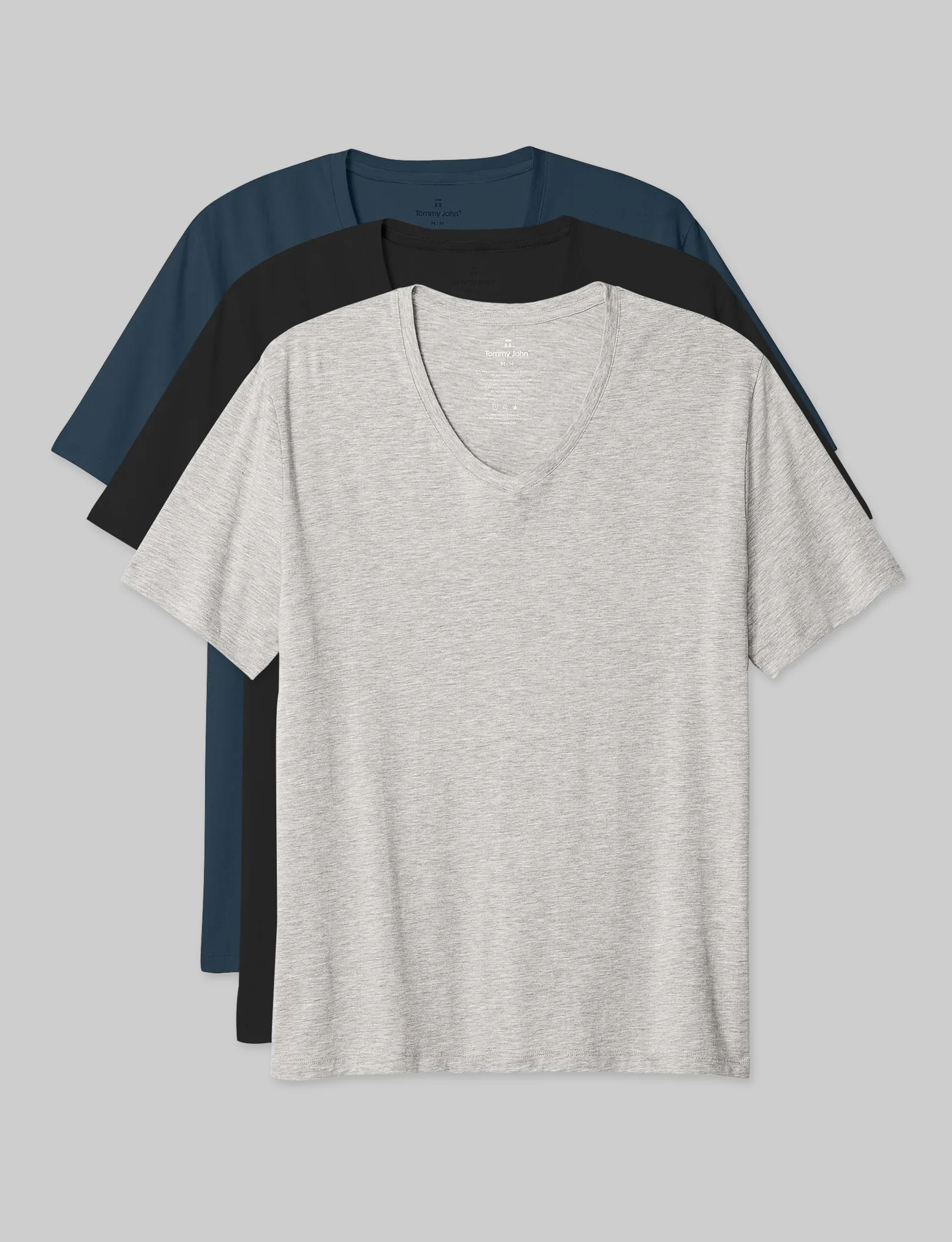 Second Skin V-Neck Tee (3-Pack) - Image 9