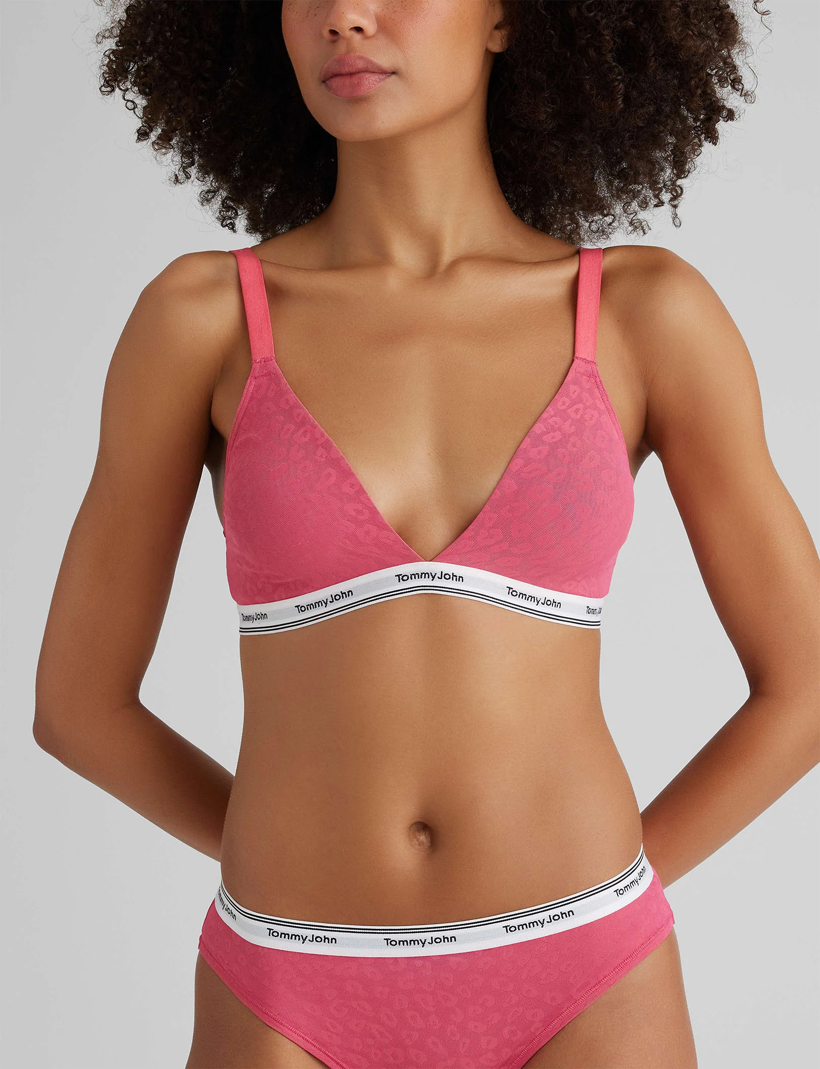 Signature Comfort Lace Triangle Bralette - Image 5