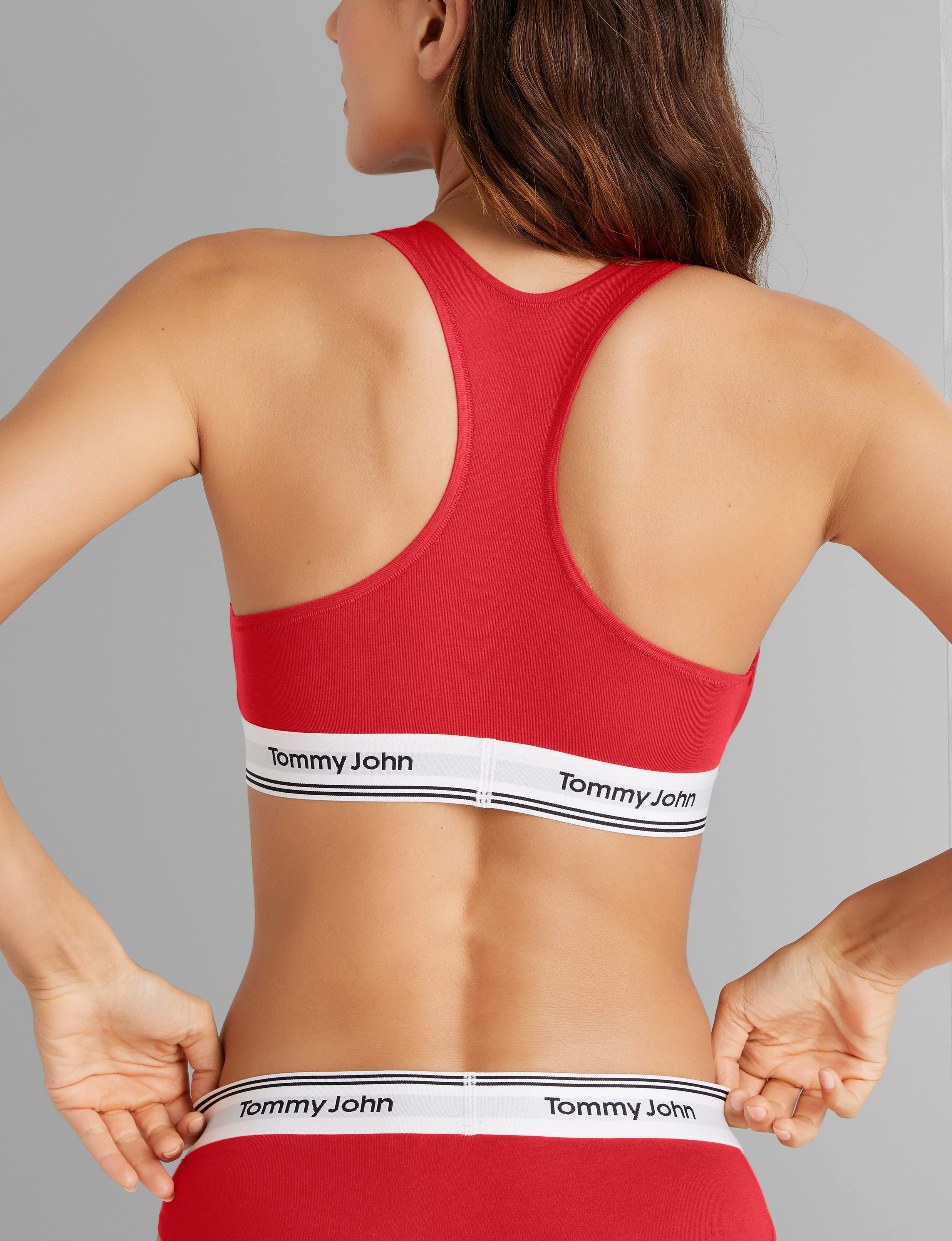 Signature Cotton Scoop Bralette - Image 2