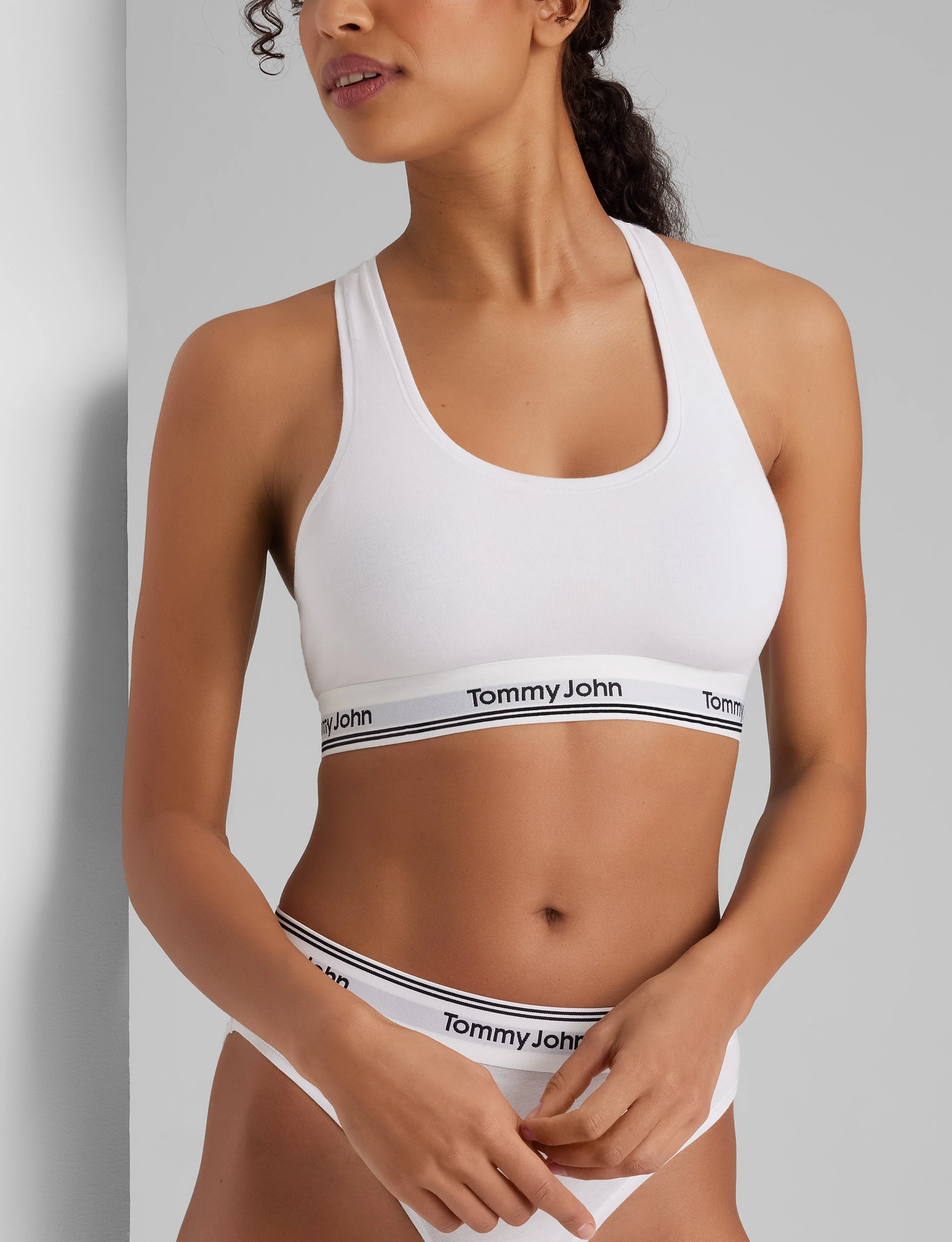 Signature Cotton Scoop Bralette - Image 5