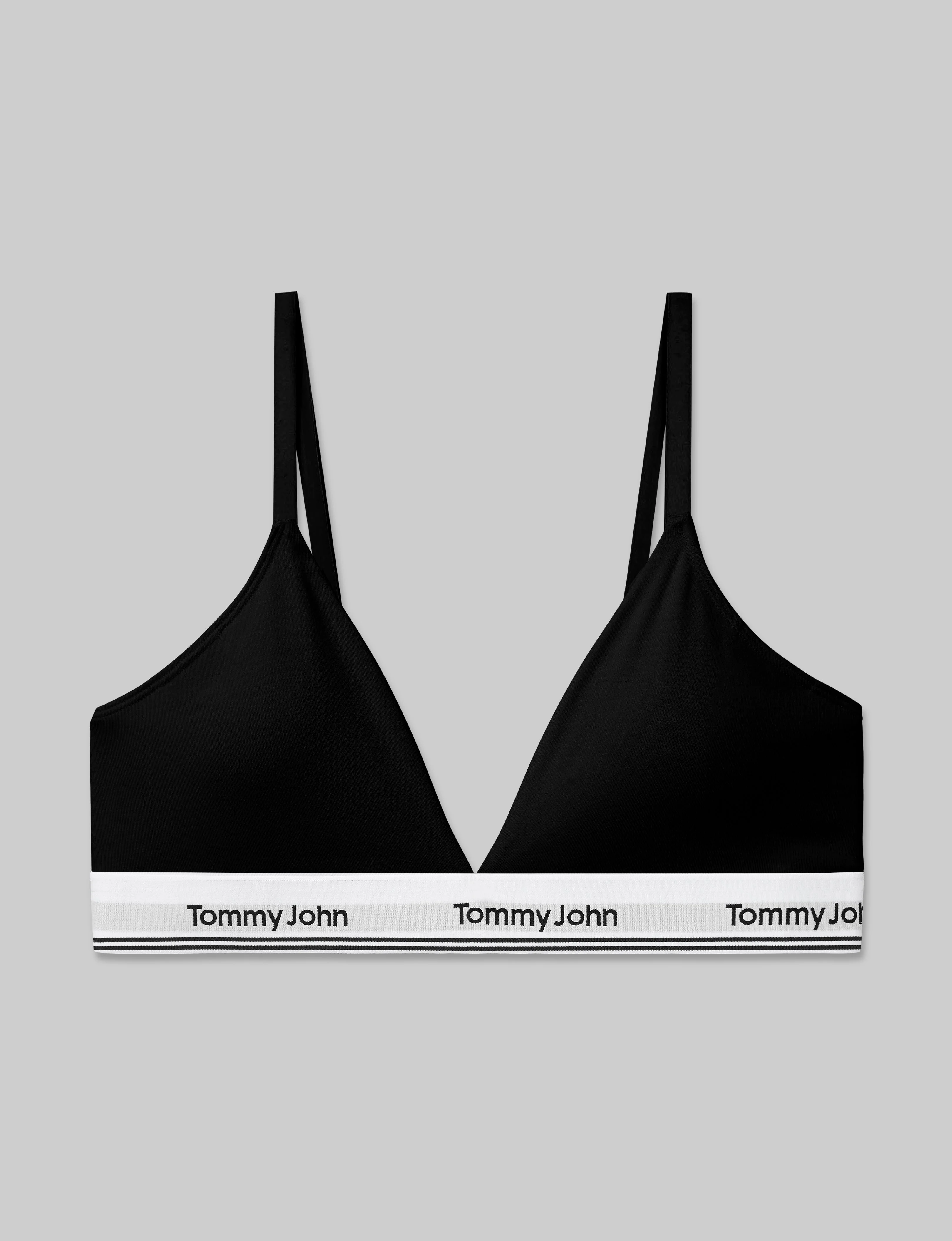 Signature Cotton Triangle Bralette - Image 13