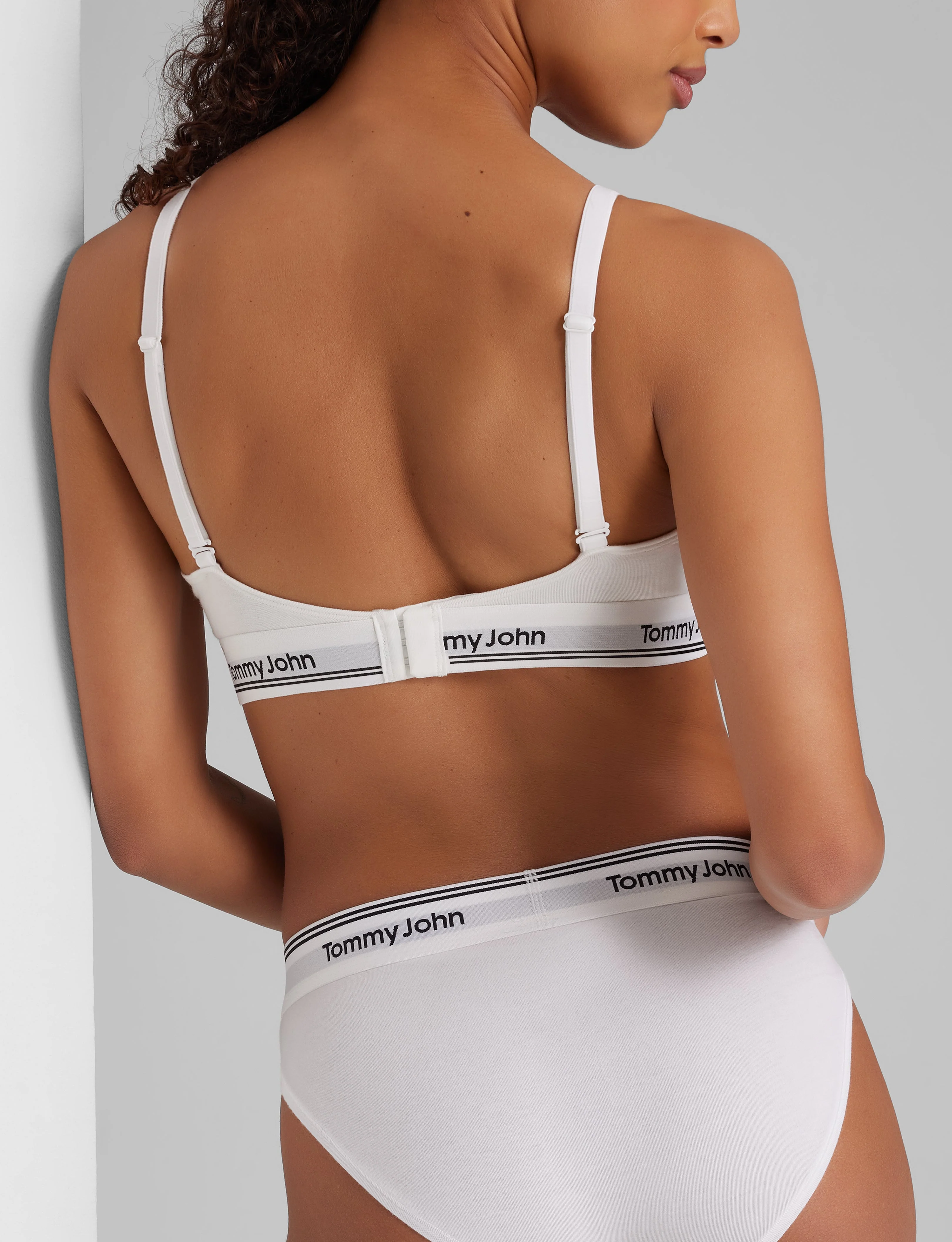 Signature Cotton Triangle Bralette - Image 15