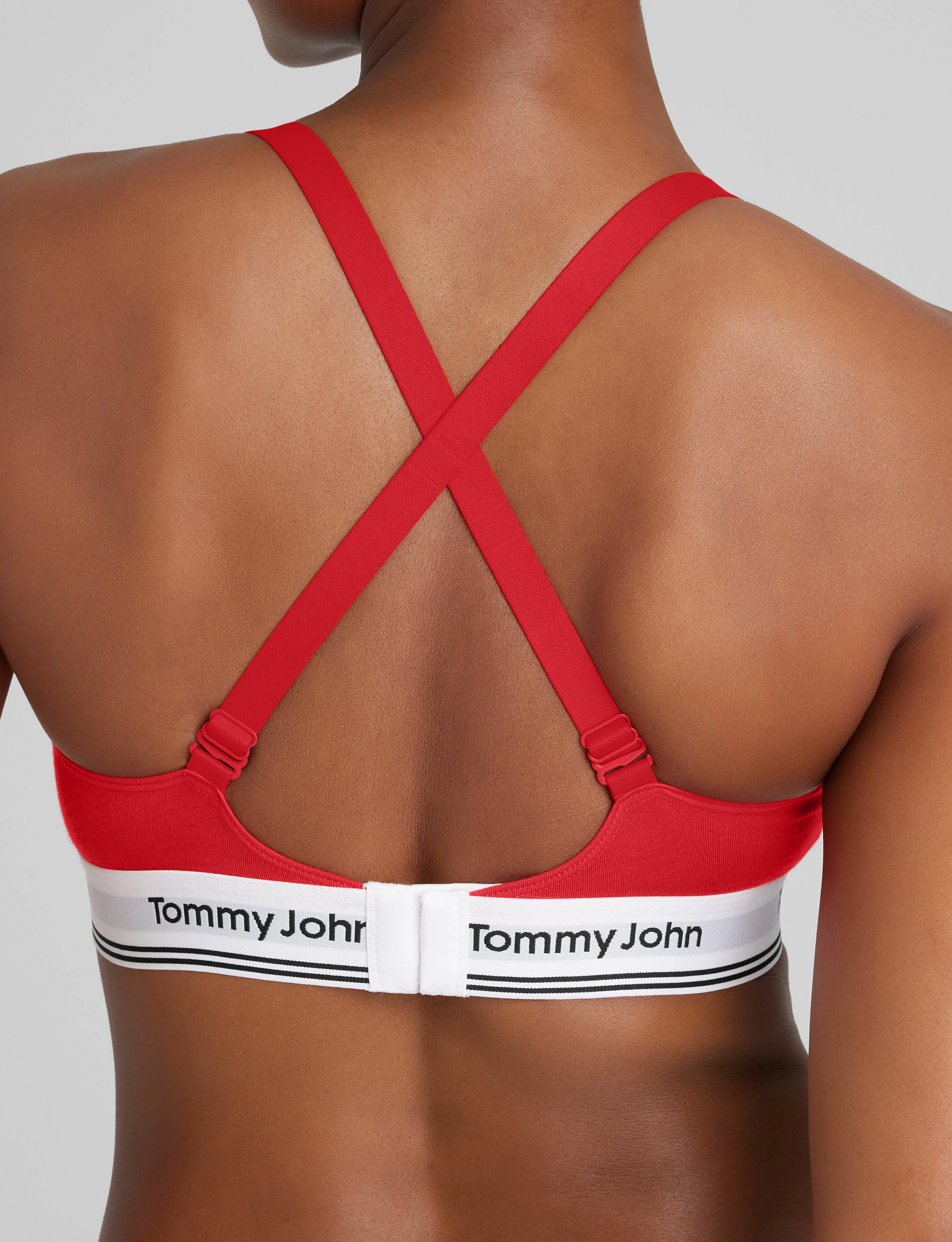 Signature Cotton Triangle Bralette - Image 4
