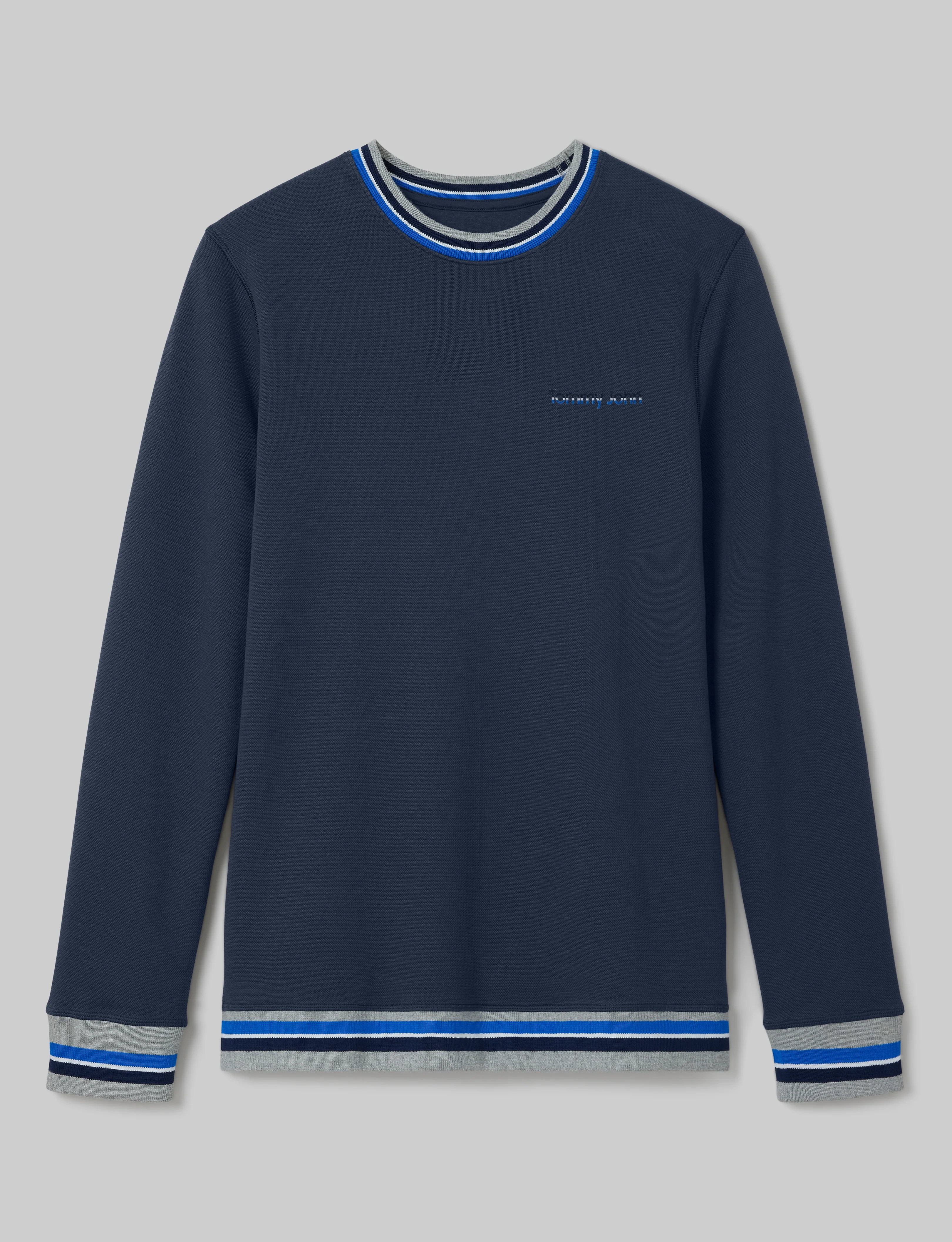 Varsity Stripe Crewneck Sweatshirt - Image 13