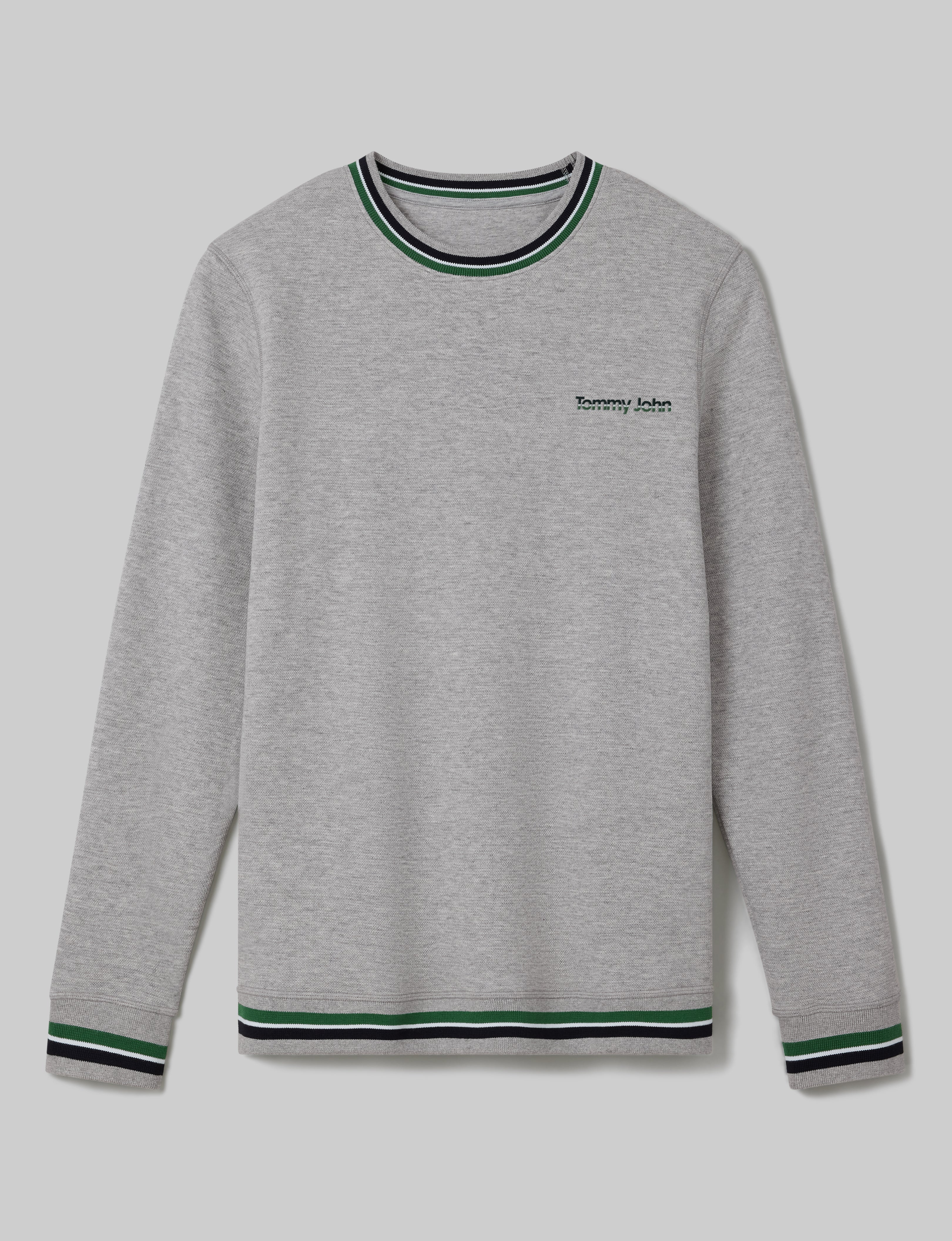 Varsity Stripe Crewneck Sweatshirt - Image 7