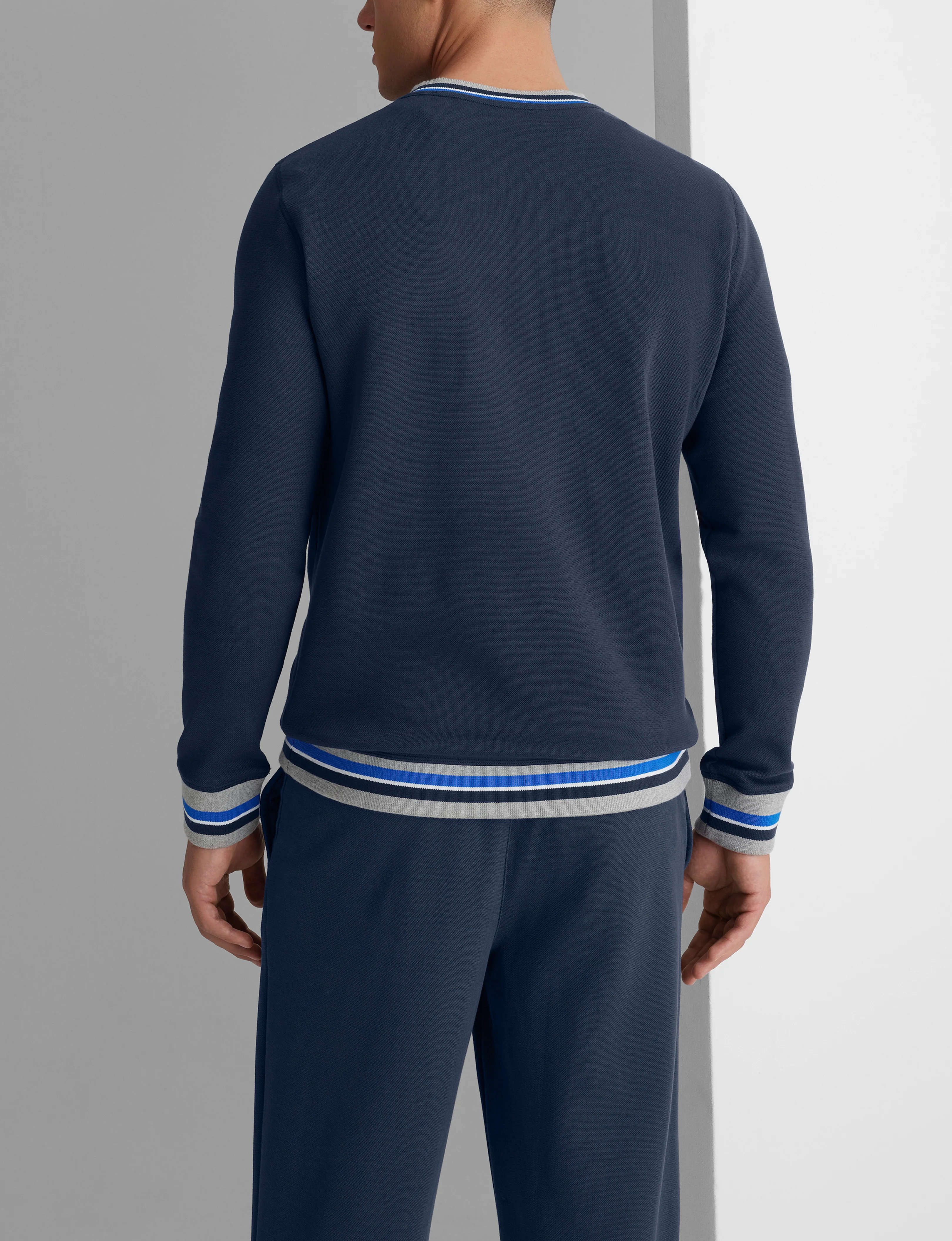 Varsity Stripe Crewneck Sweatshirt - Image 8
