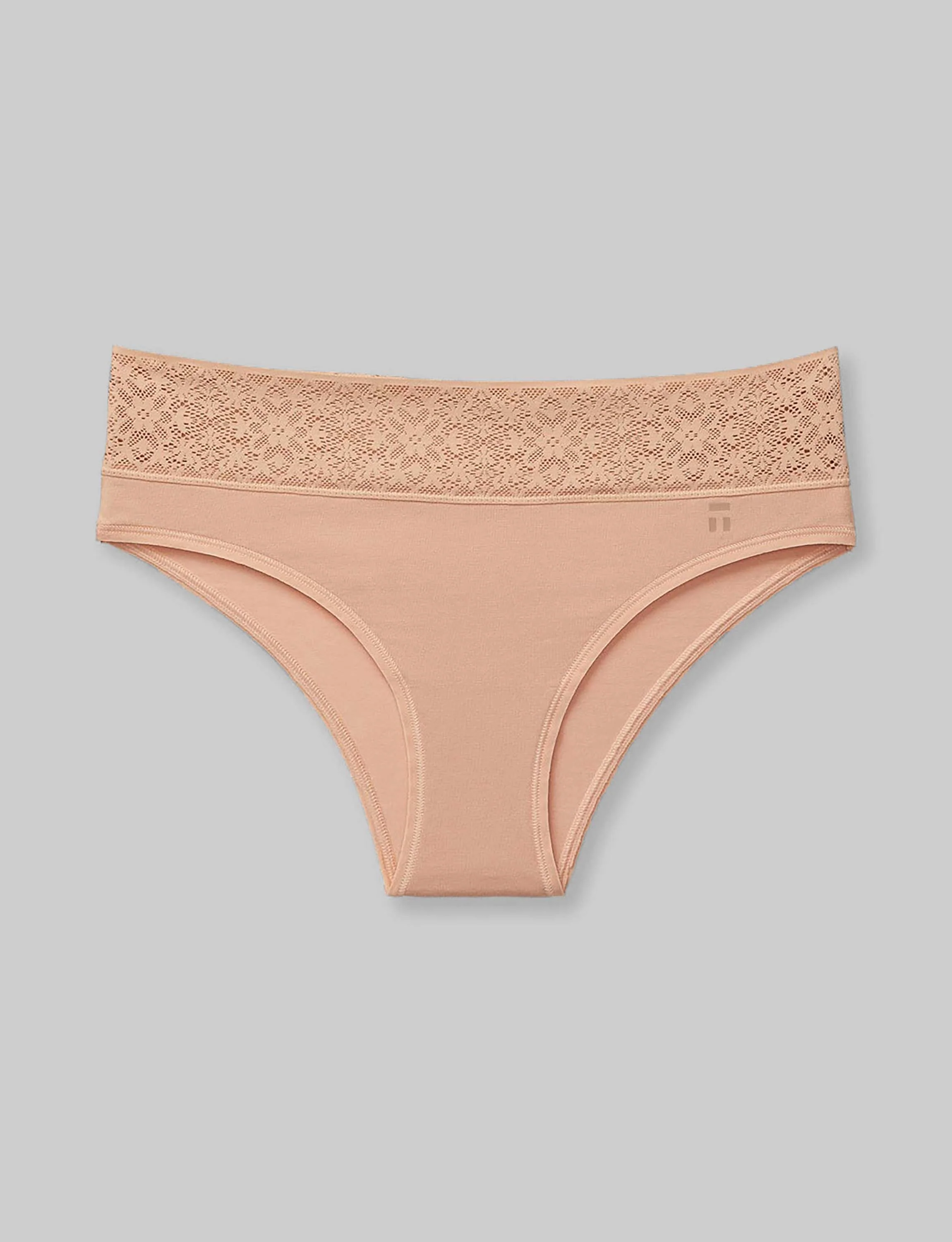 Women's Cool Cotton Cheeky, Lace Waist - Image 9