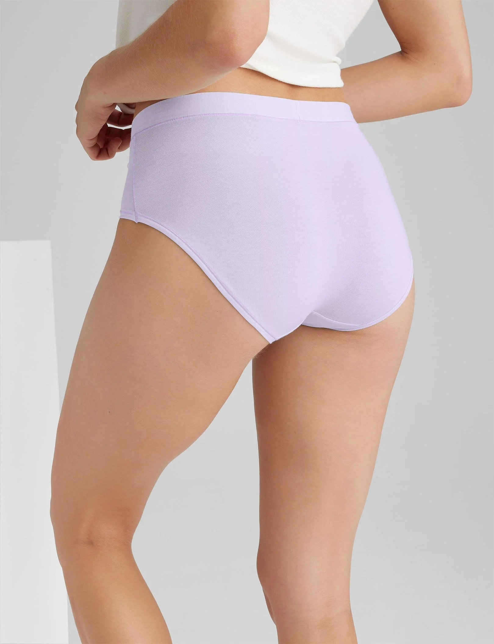 Women's Cool Cotton High Rise Brief - Image 6