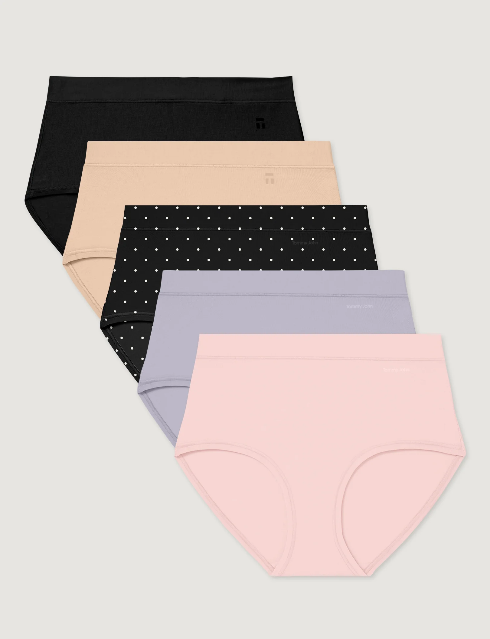 Women's Cool Cotton High Rise Brief (5-Pack) - Image 3