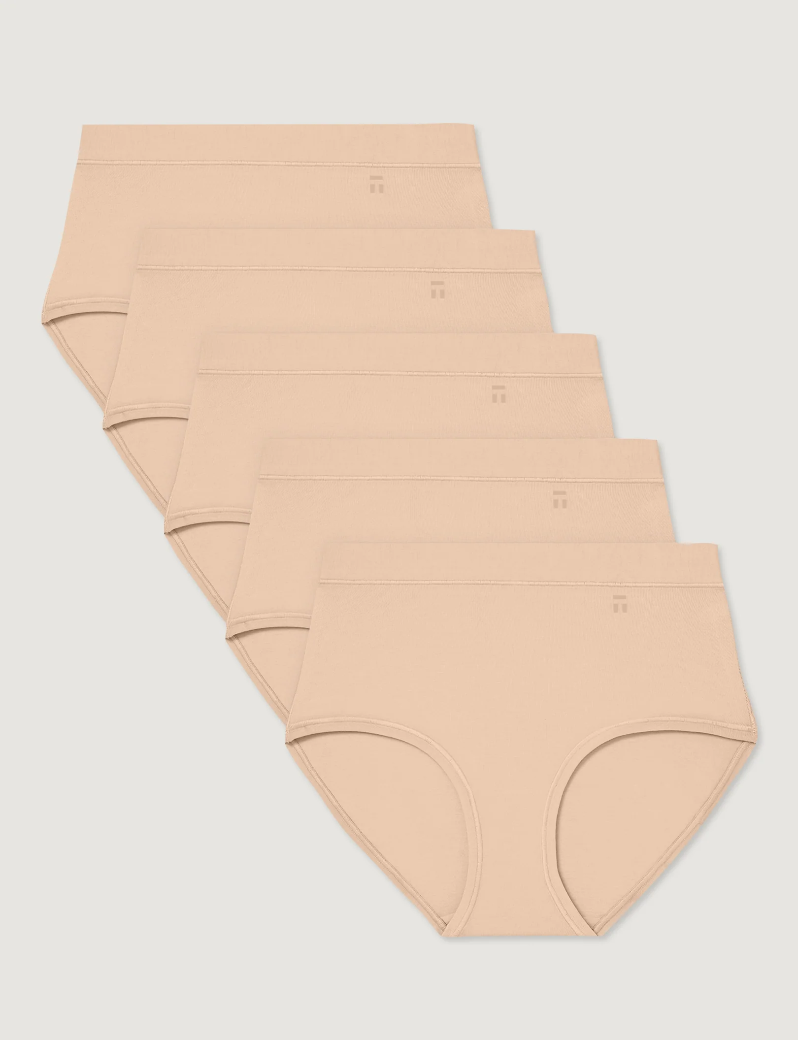 Women's Cool Cotton High Rise Brief (5-Pack) - Image 4