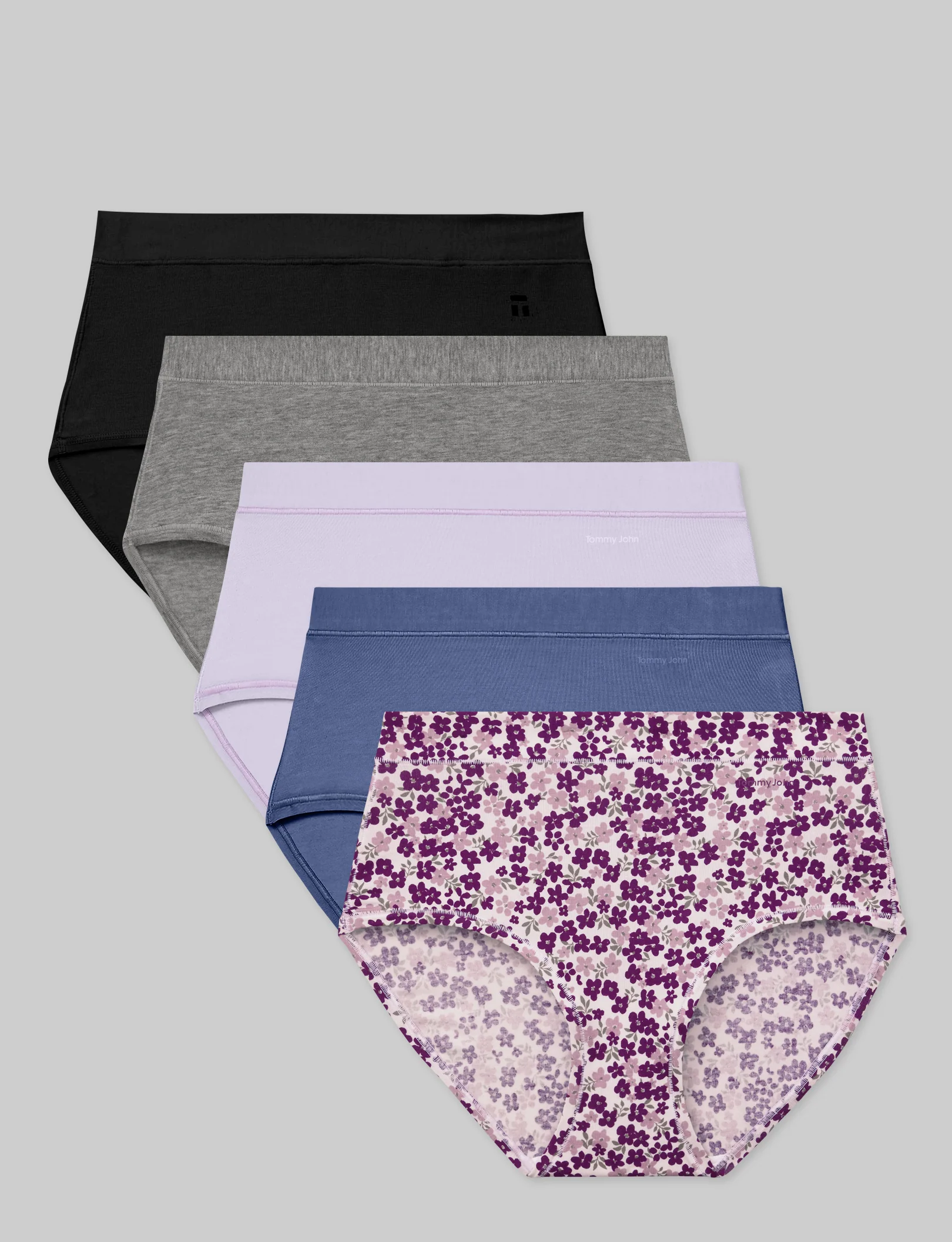 Women's Cool Cotton High Rise Brief (5-Pack) - Image 7