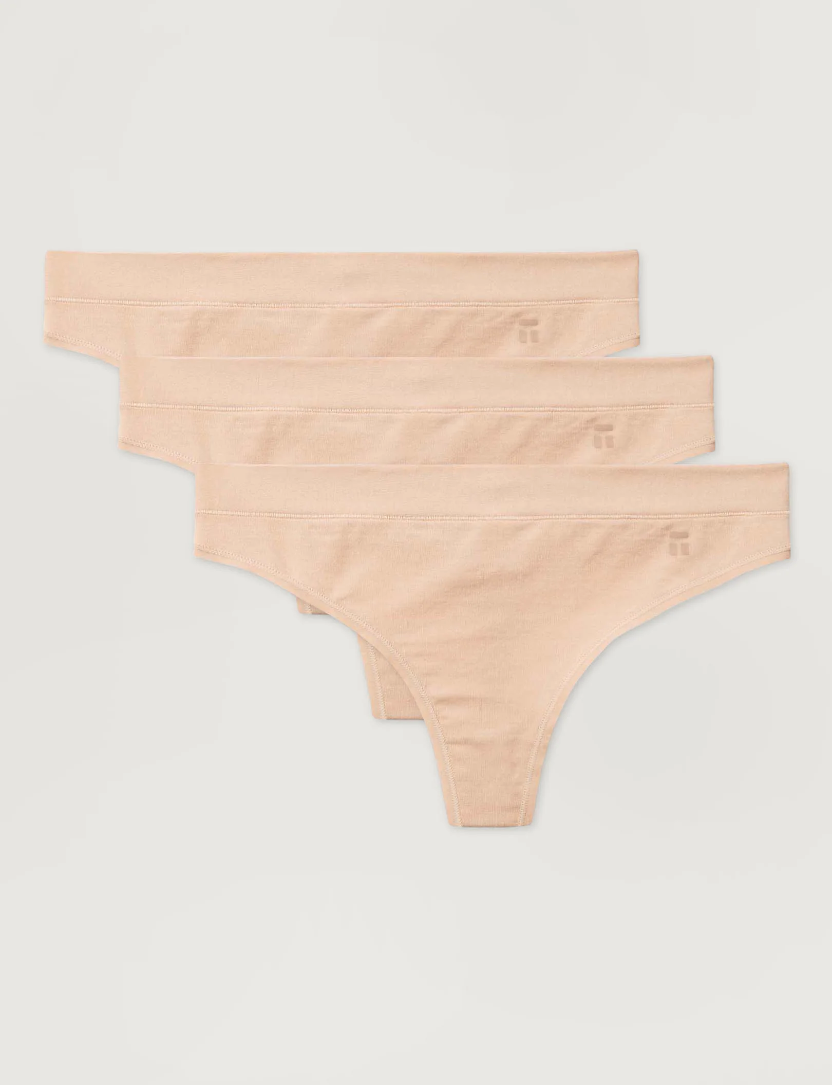 Women's Cool Cotton Thong (3-Pack) - Image 35
