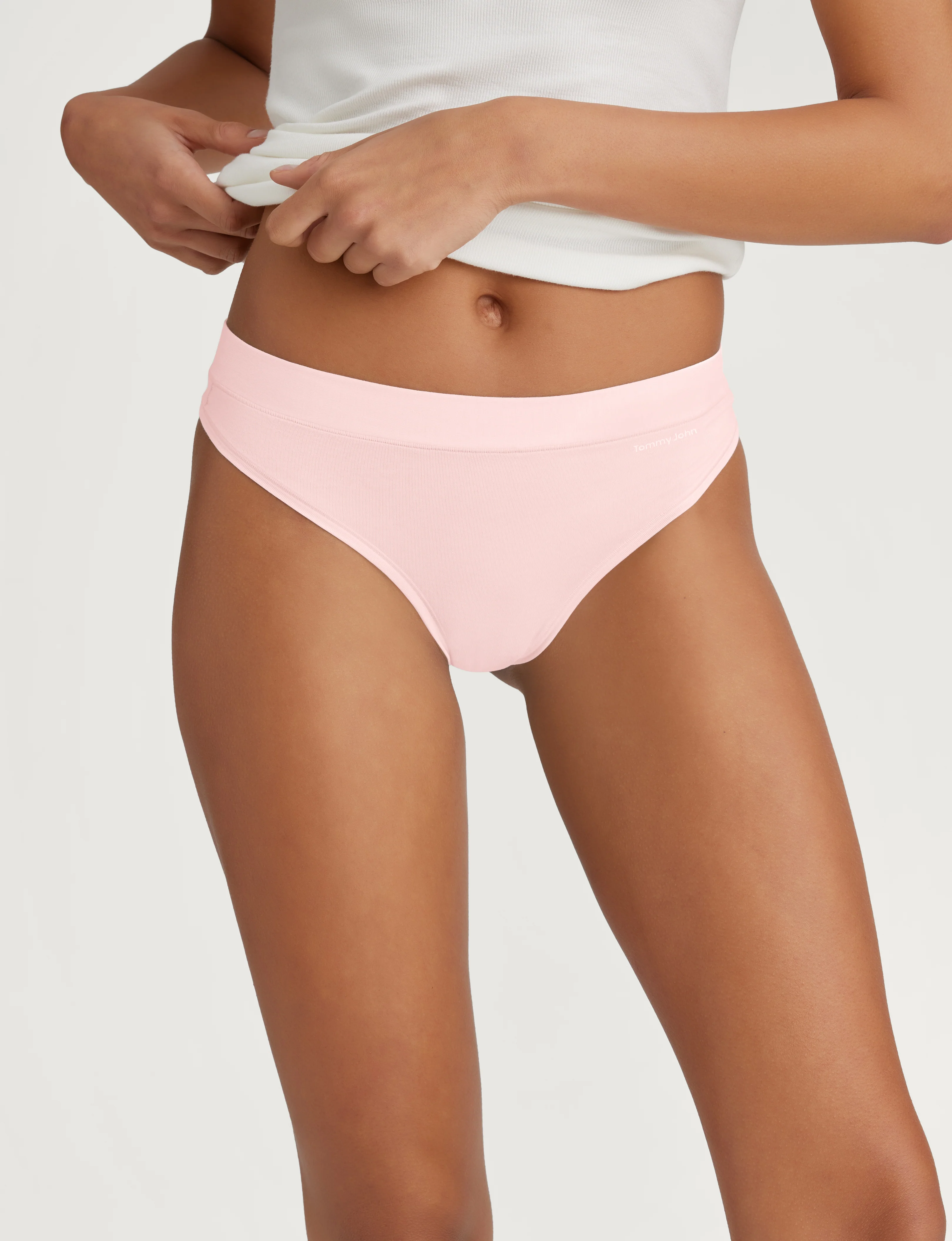 Women's Cool Cotton Thong (3-Pack) - Image 47