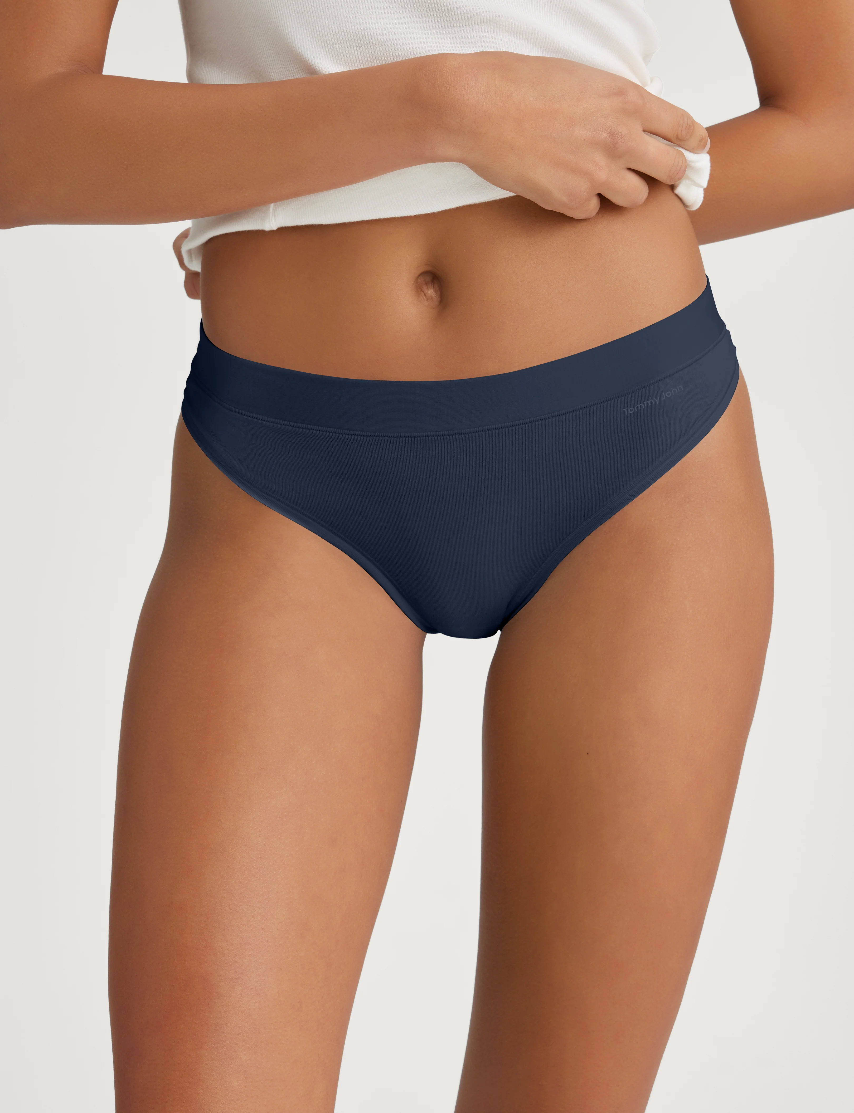 Women's Cool Cotton Thong (3-Pack) - Image 61