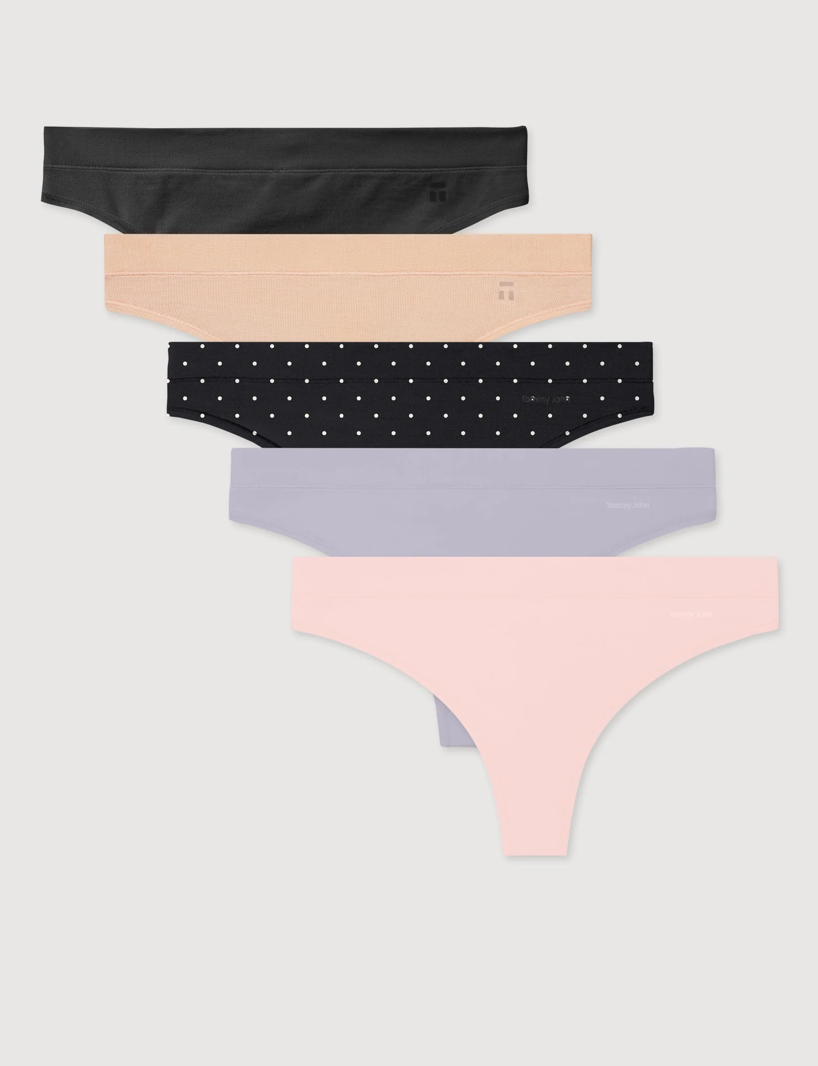 Women's Cool Cotton Thong (5-Pack) - Image 2