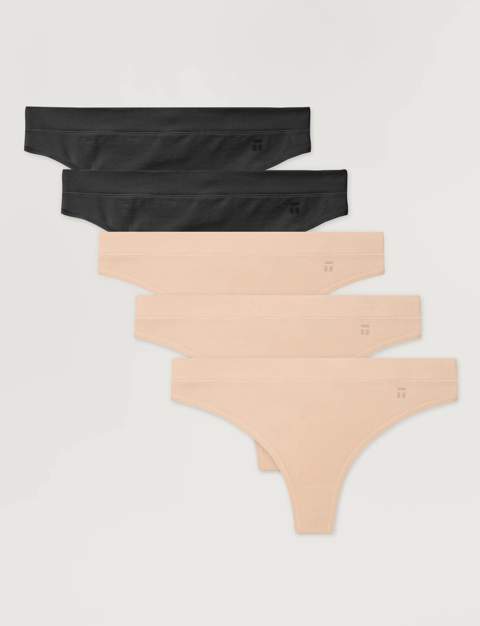 Women's Cool Cotton Thong (5-Pack) - Image 22