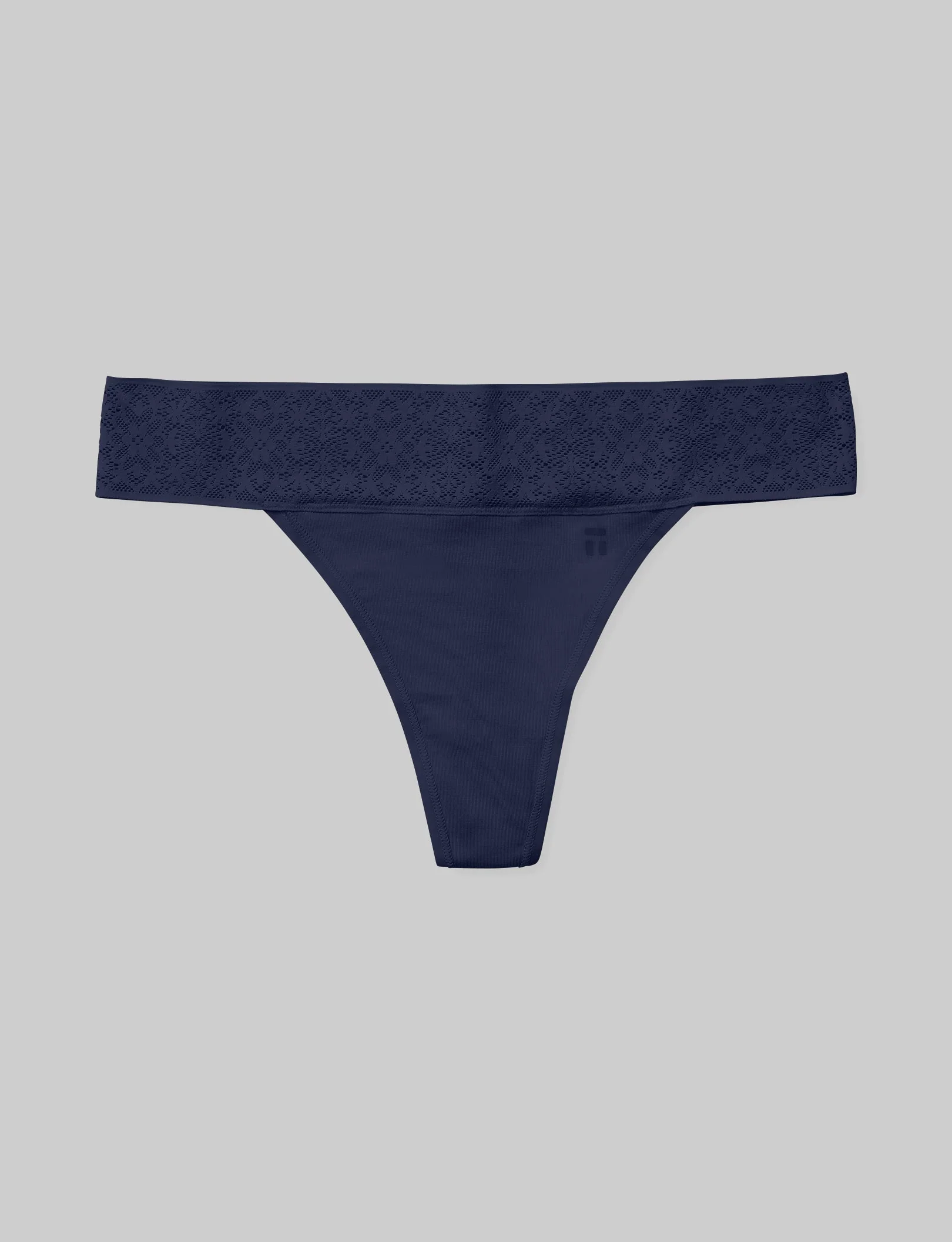 Women's Cool Cotton Thong, Lace Waist - Image 14