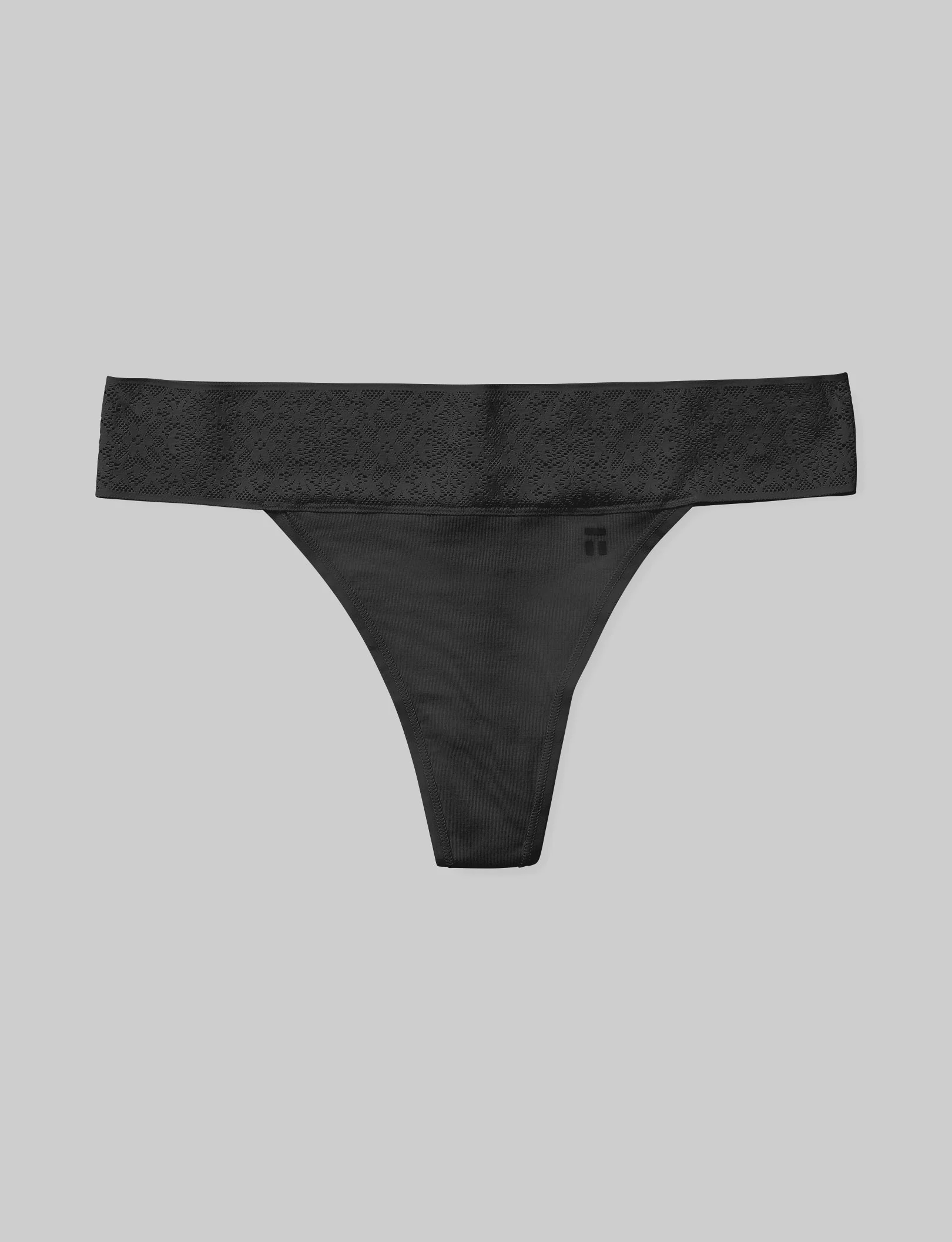 Women's Cool Cotton Thong, Lace Waist - Image 50