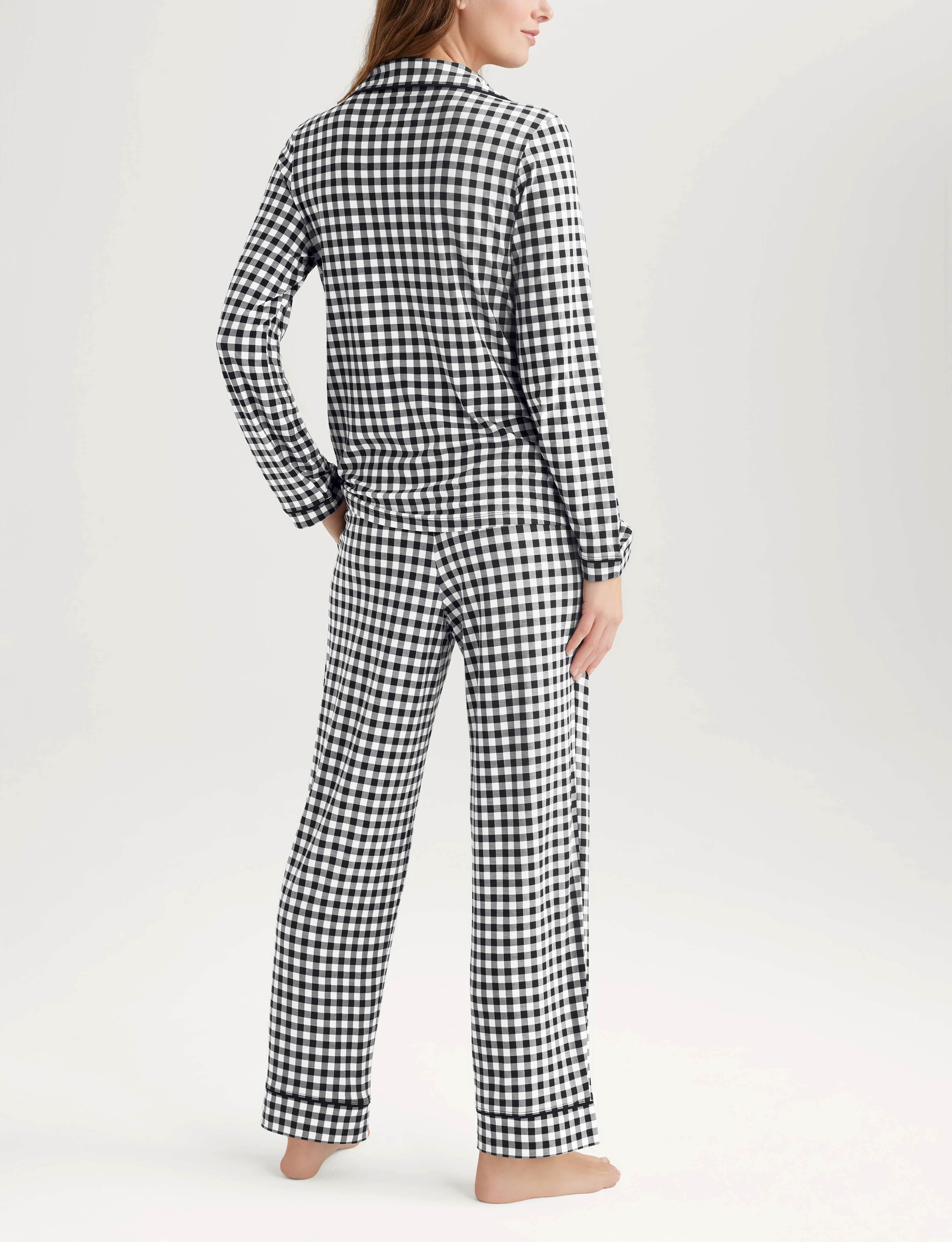 Women's Downtime Long Sleeve Pajama Top & Pant Set - Image 36
