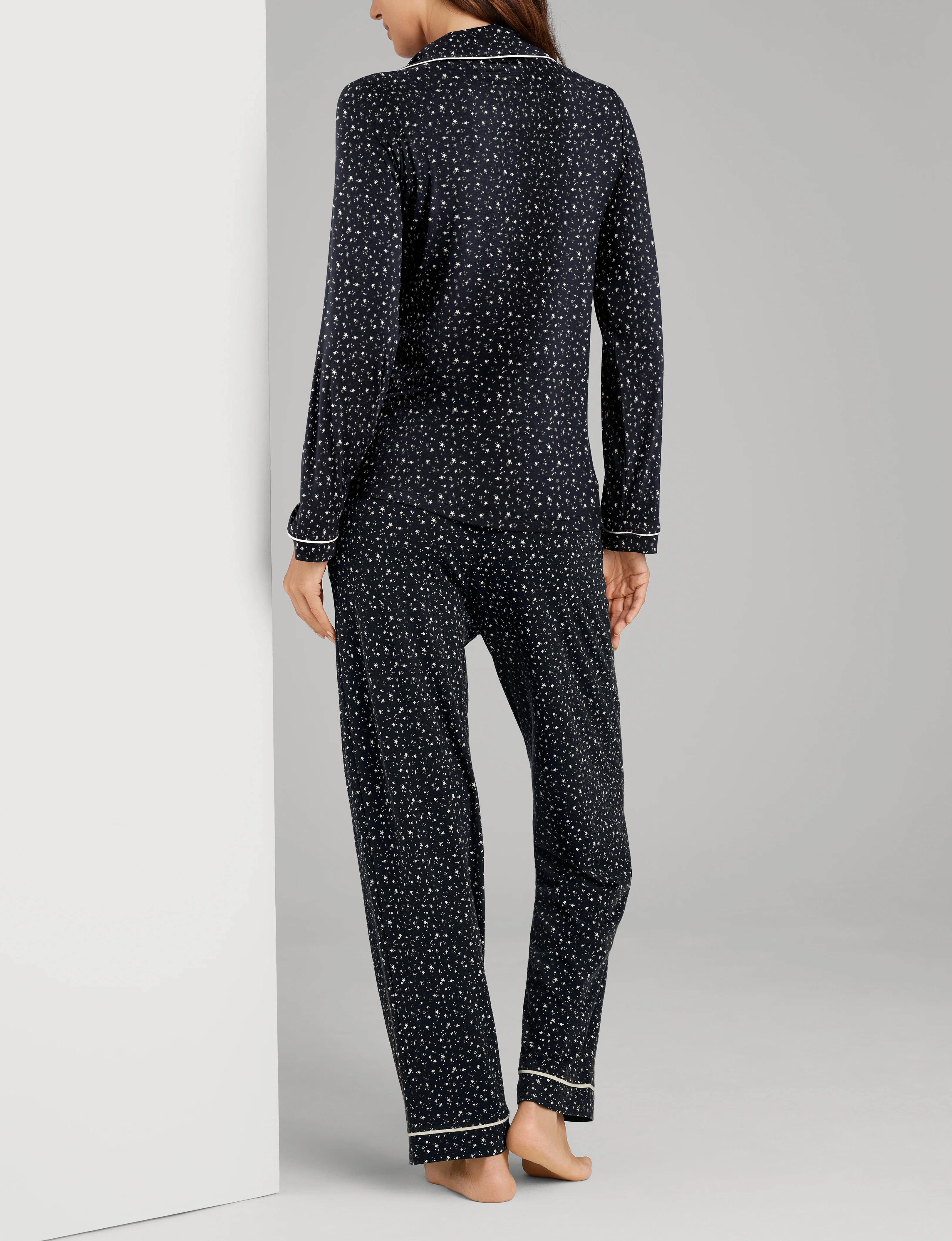 Women's Downtime Long Sleeve Pajama Top & Pant Set - Image 43
