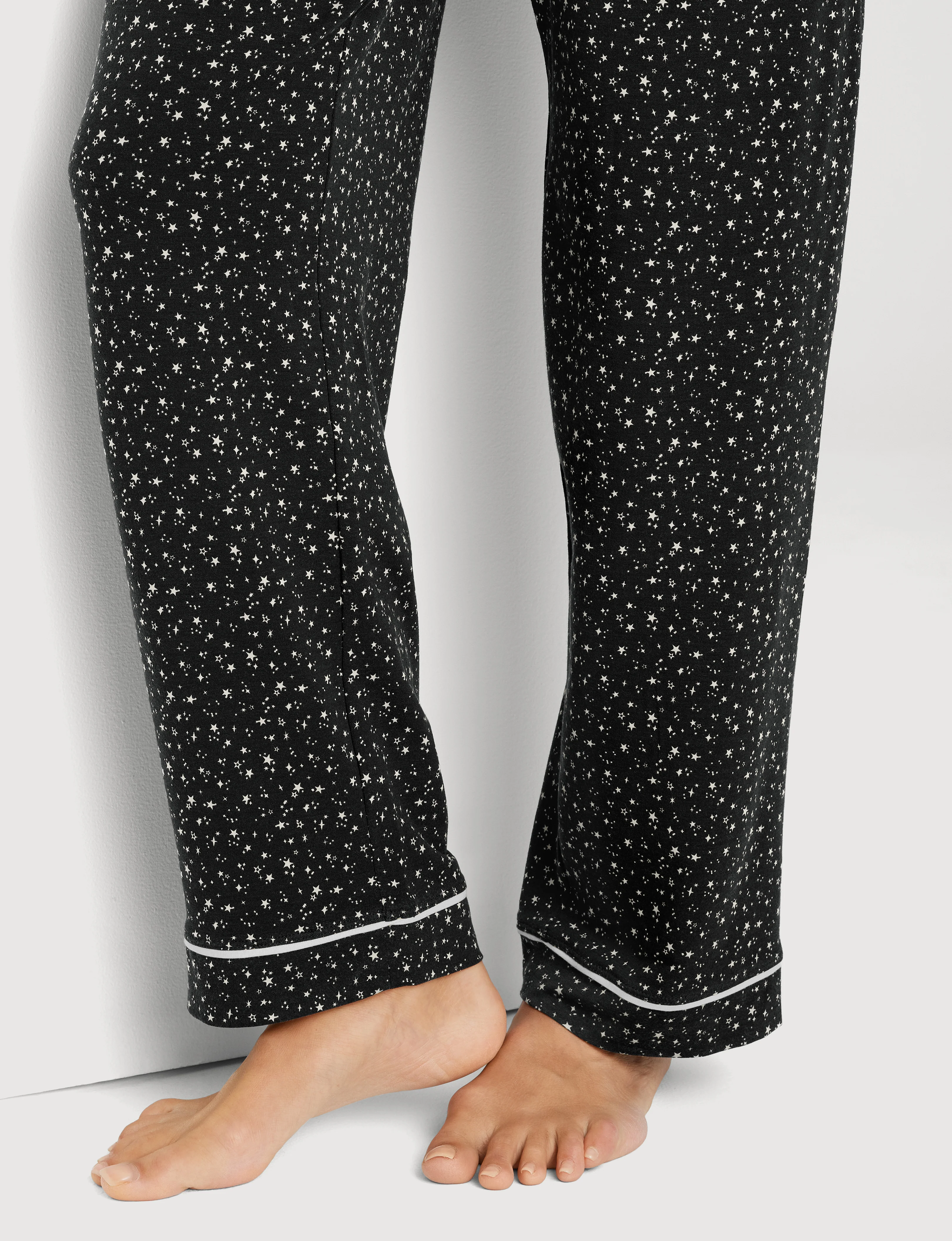 Women's Downtime Long Sleeve Pajama Top & Pant Set - Image 44