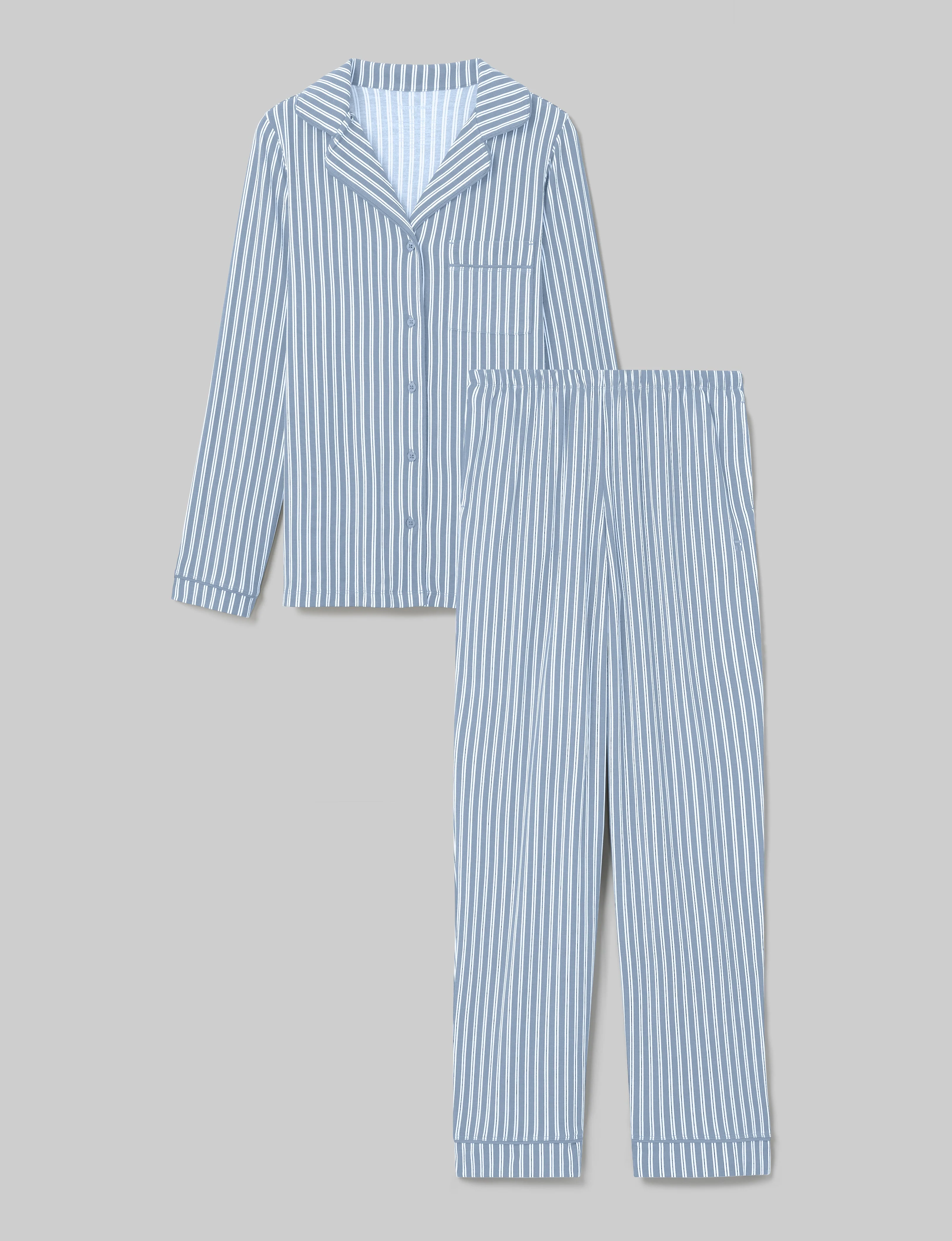 Women's Downtime Long Sleeve Pajama Top & Pant Set - Image 20
