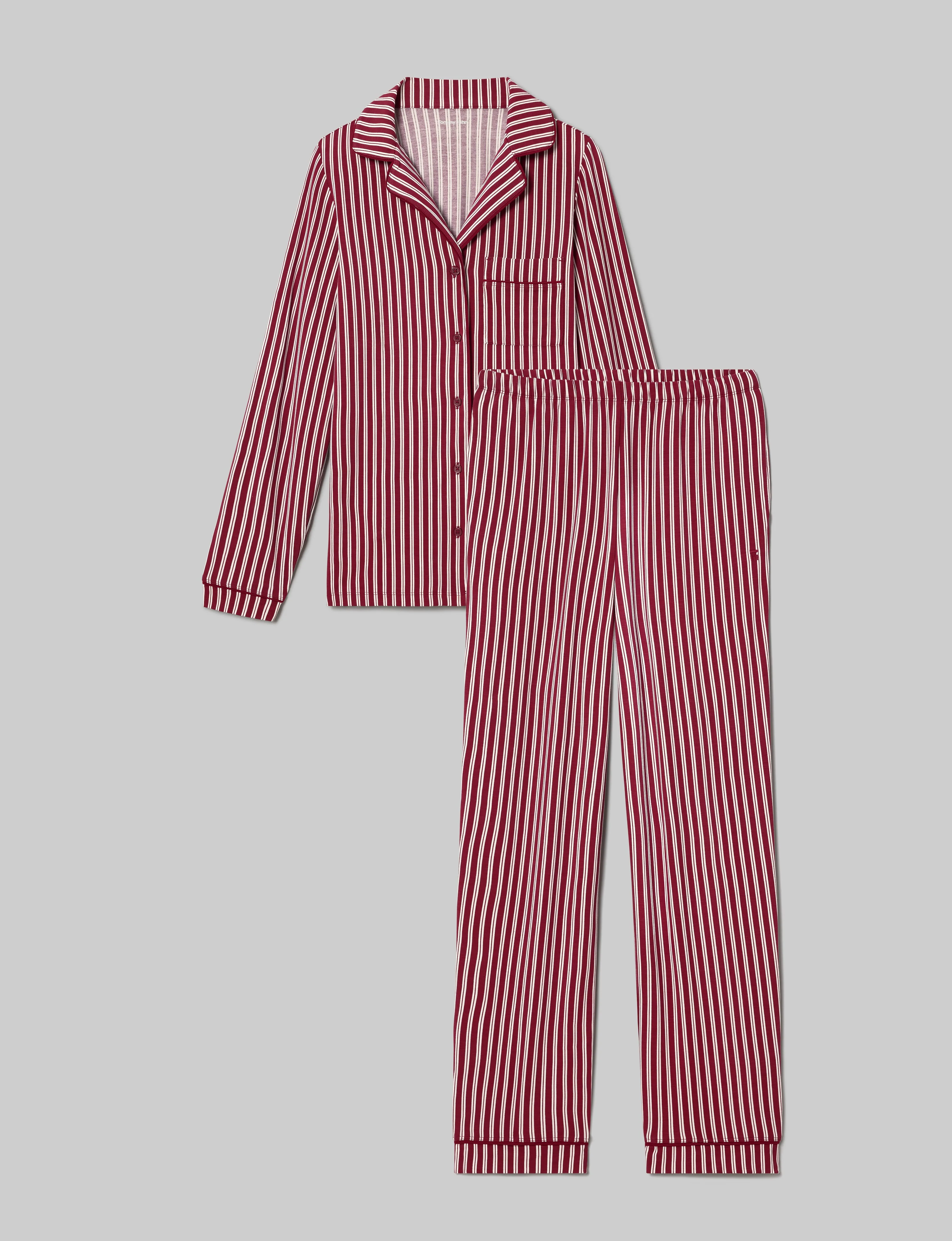 Women's Downtime Long Sleeve Pajama Top & Pant Set - Image 6