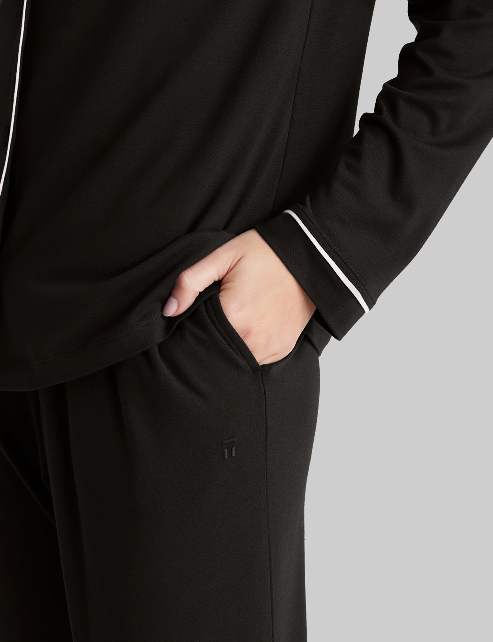 Women's Downtime Long Sleeve Pajama Top & Pant Set - Image 61