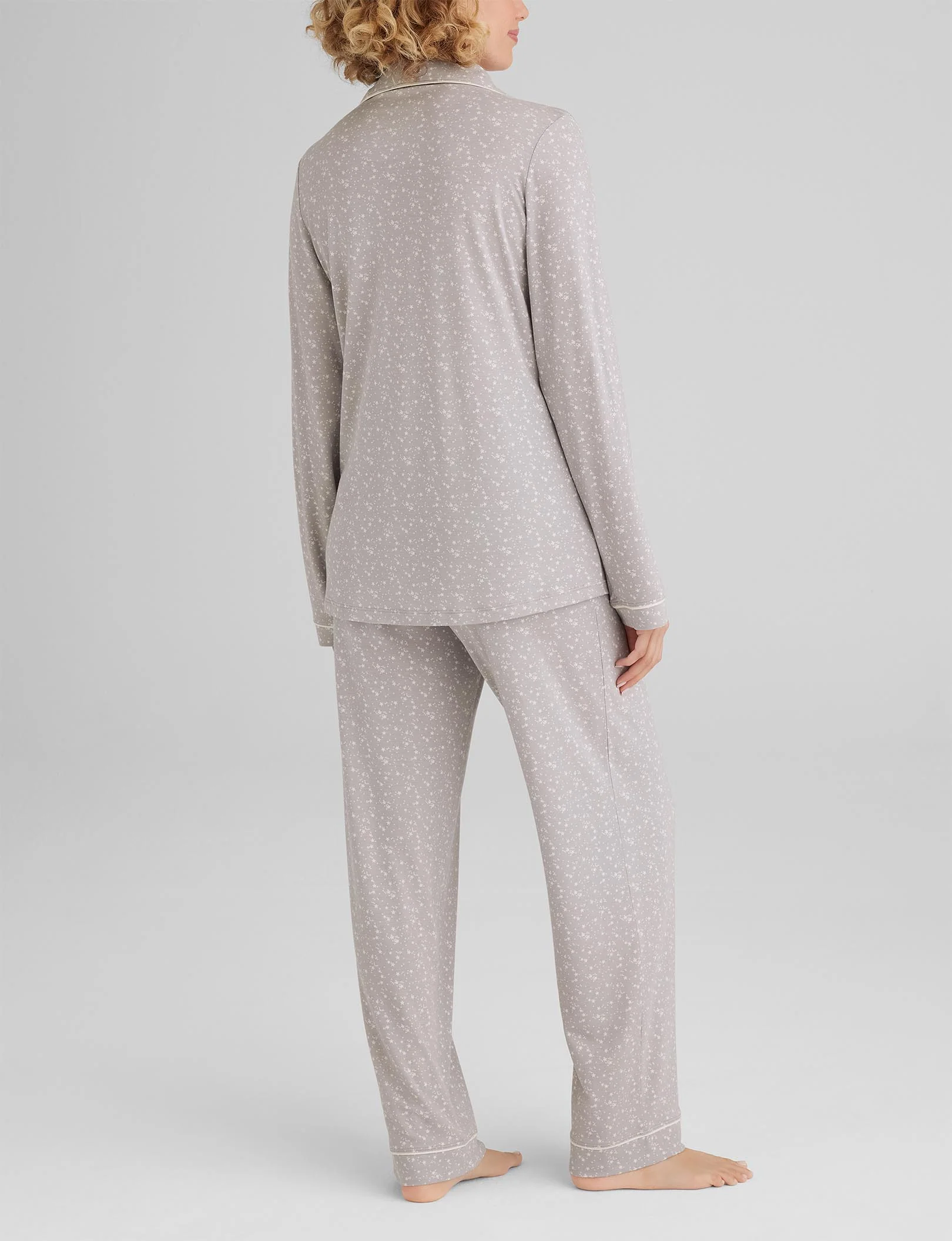 Women's Downtime Long Sleeve Pajama Top & Pant Set - Image 71
