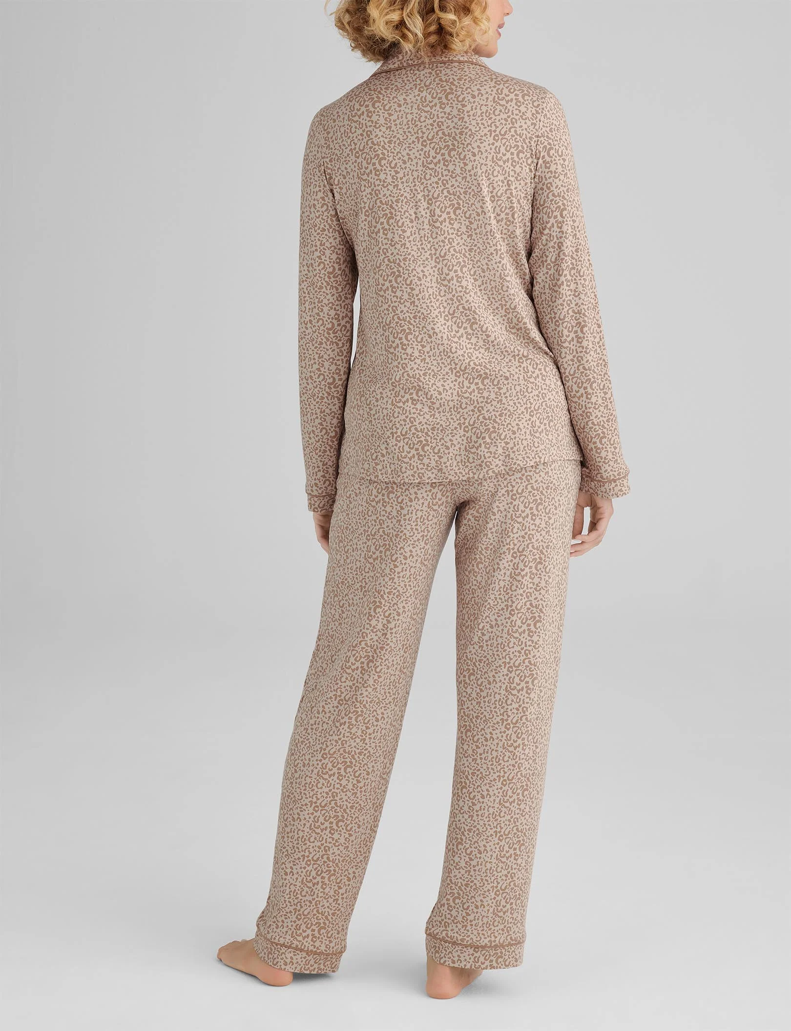 Women's Downtime Long Sleeve Pajama Top & Pant Set - Image 75