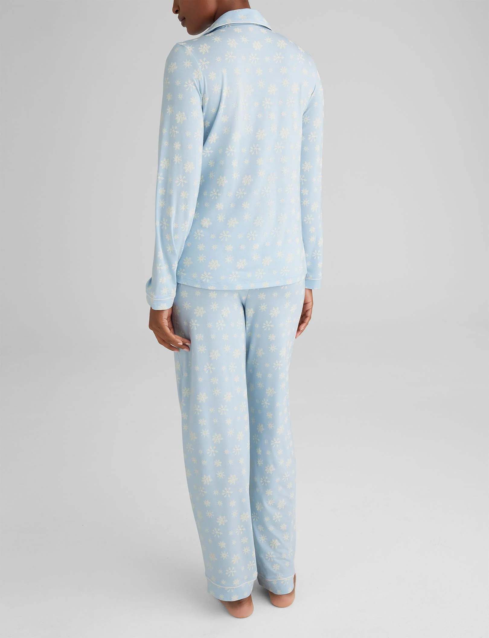 Women's Downtime Long Sleeve Pajama Top & Pant Set - Image 84