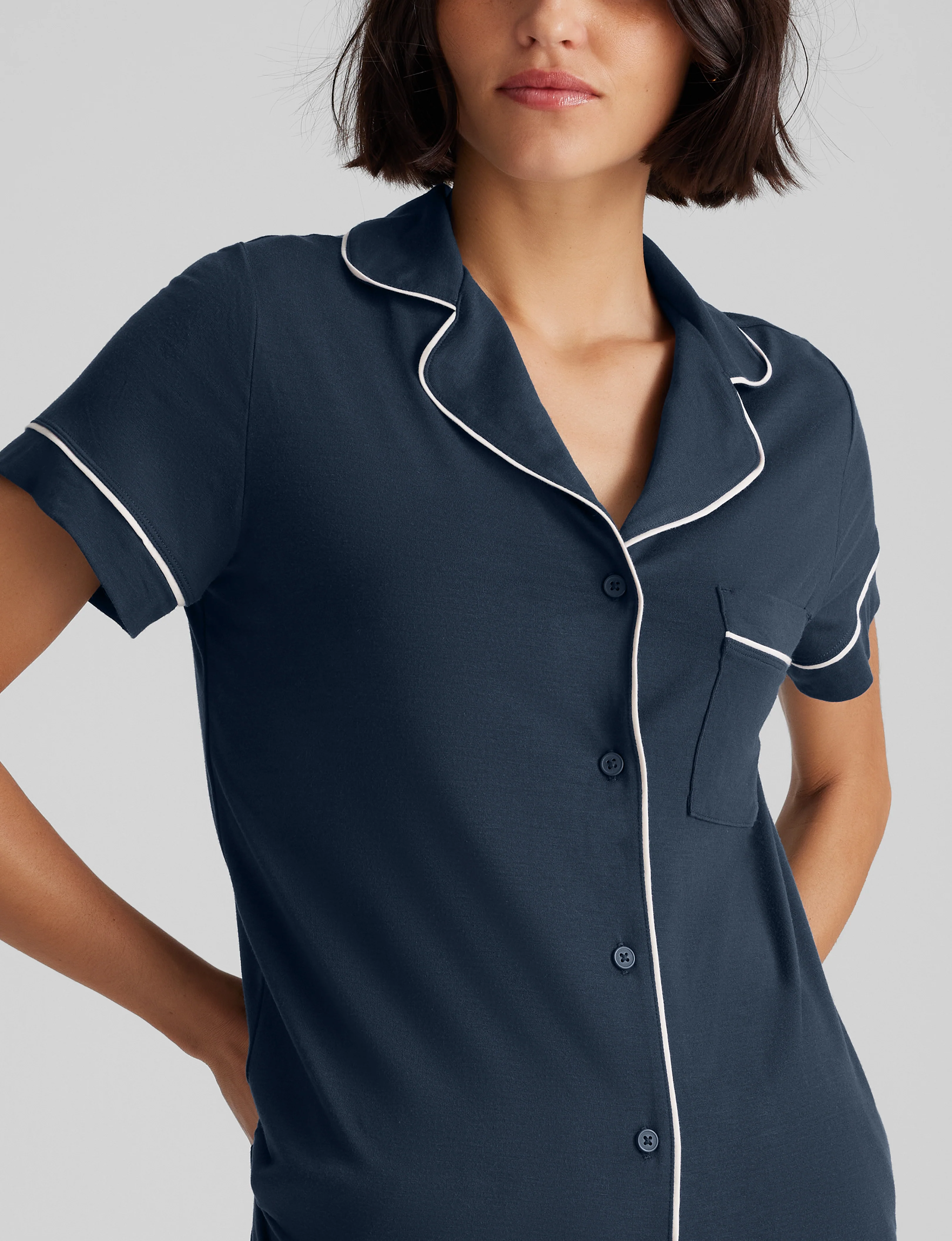 Women's Downtime Pajama Top & Short Set - Image 15