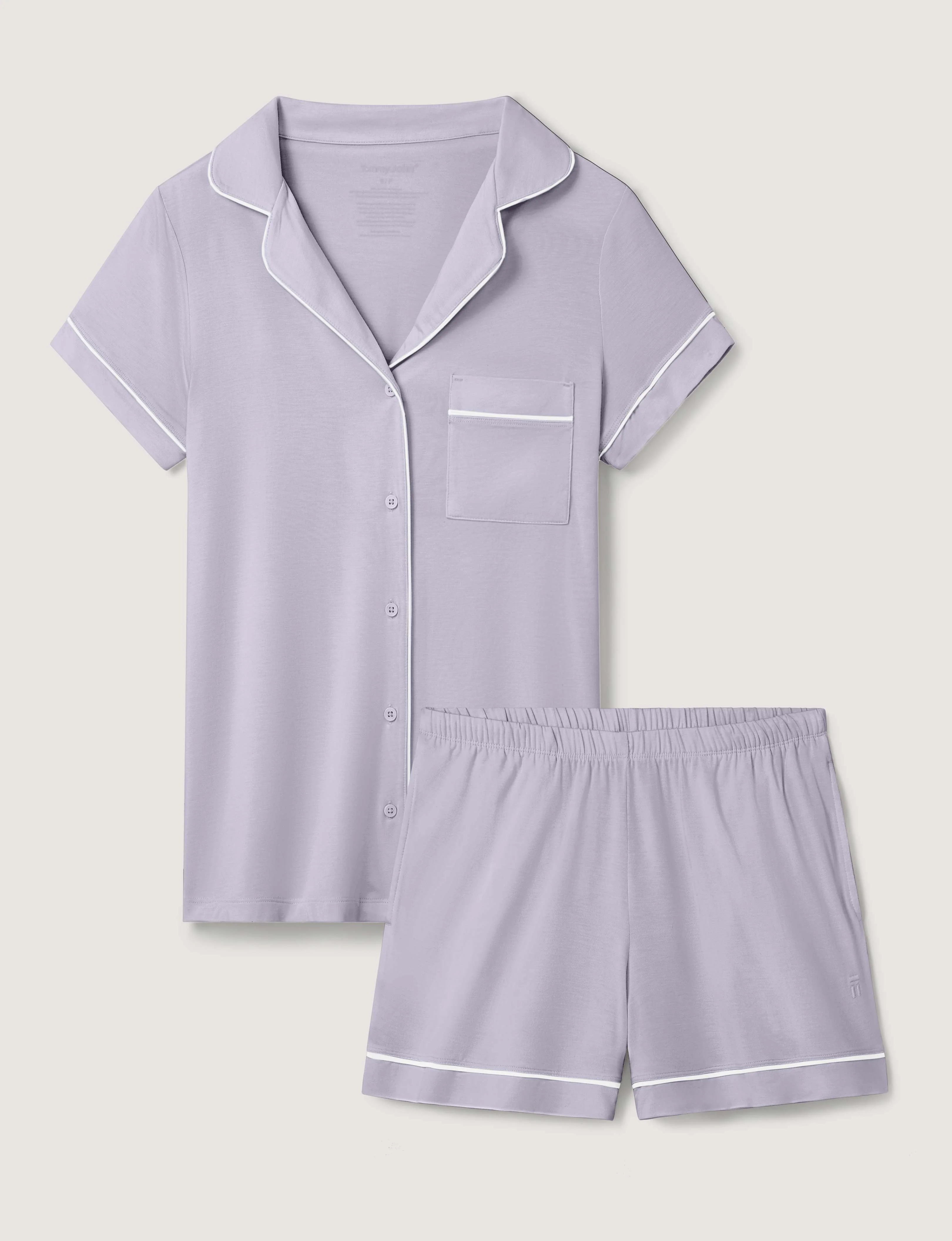 Women's Downtime Pajama Top & Short Set - Image 52