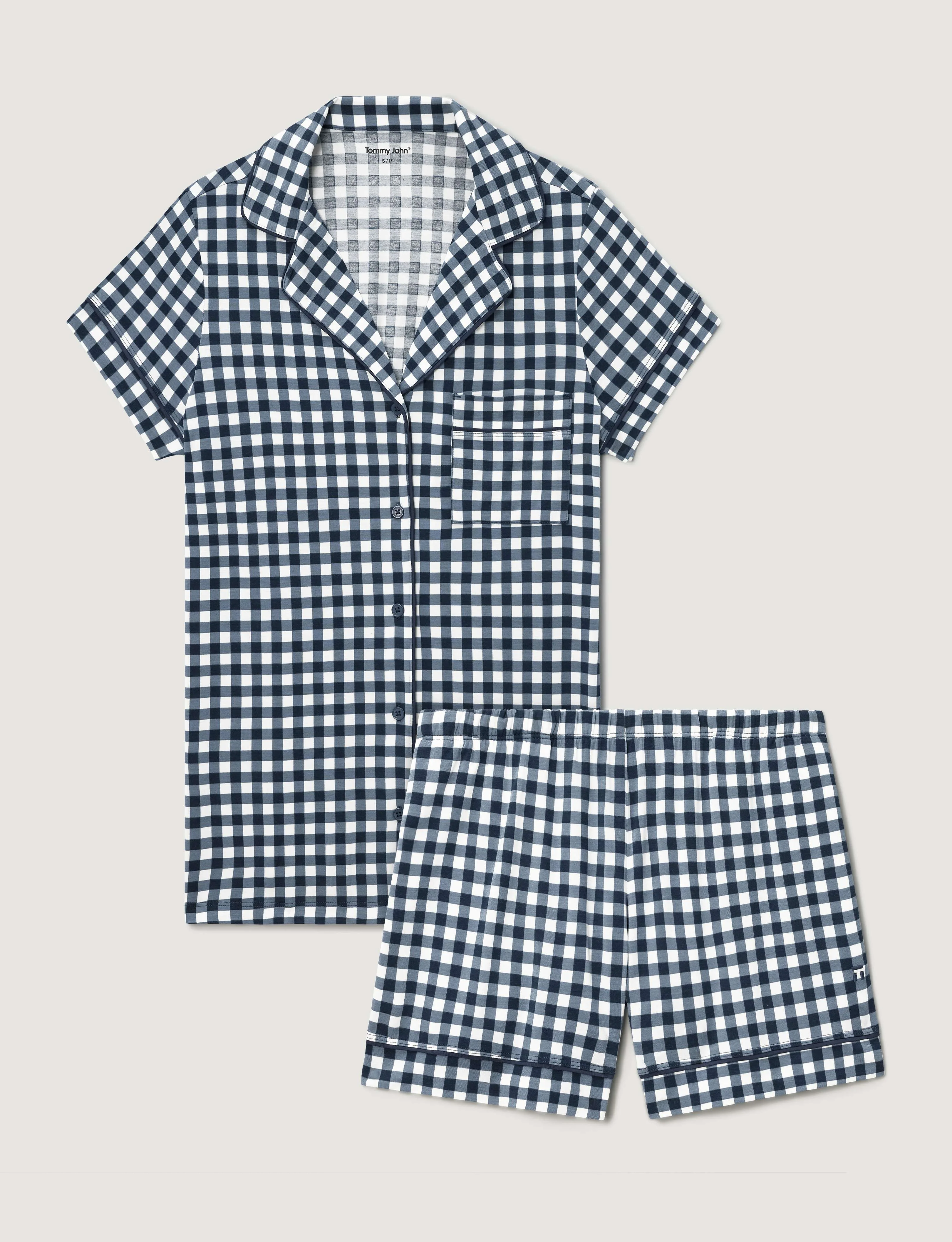 Women's Downtime Pajama Top & Short Set - Image 54
