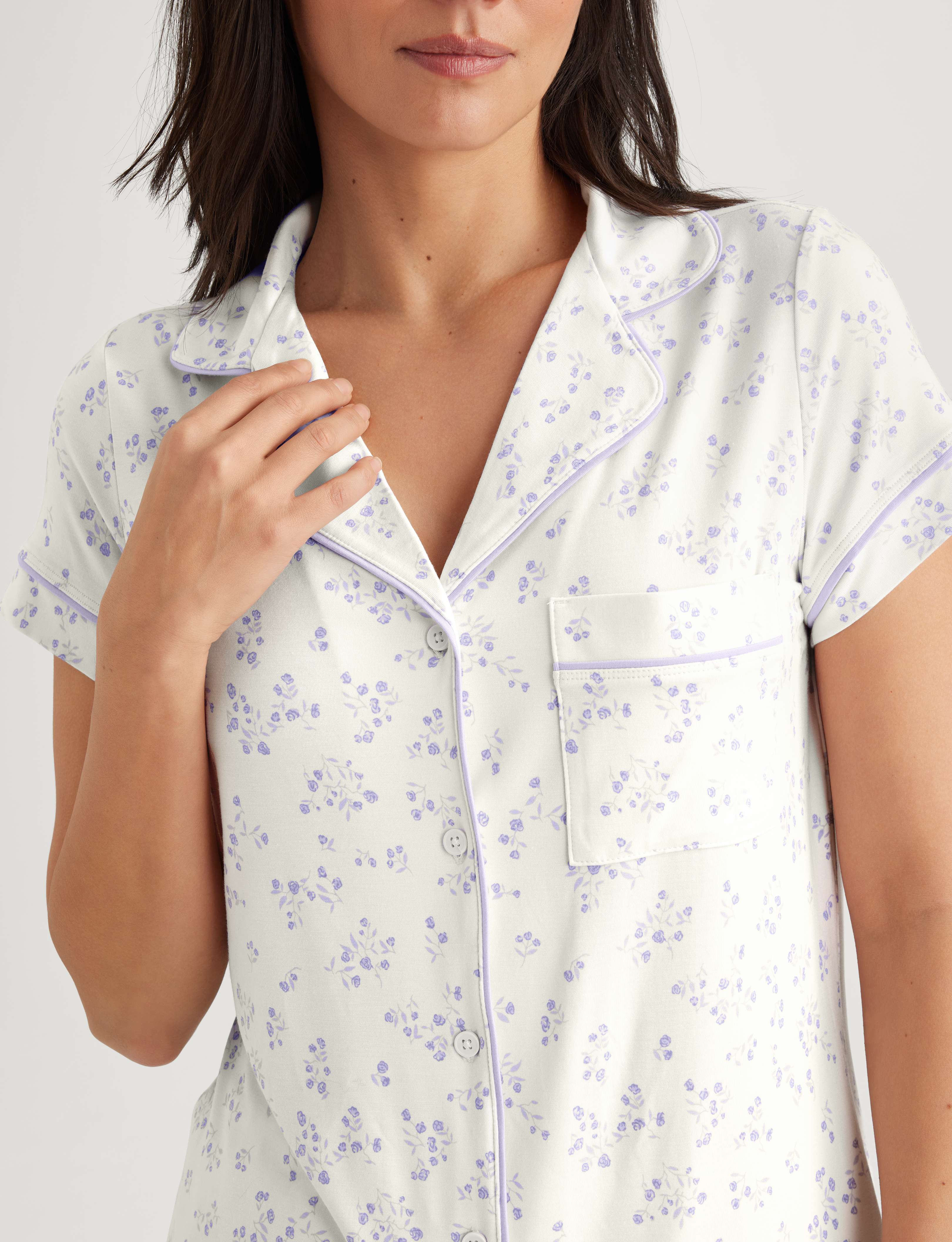 Women's Downtime Pajama Top & Short Set - Image 58