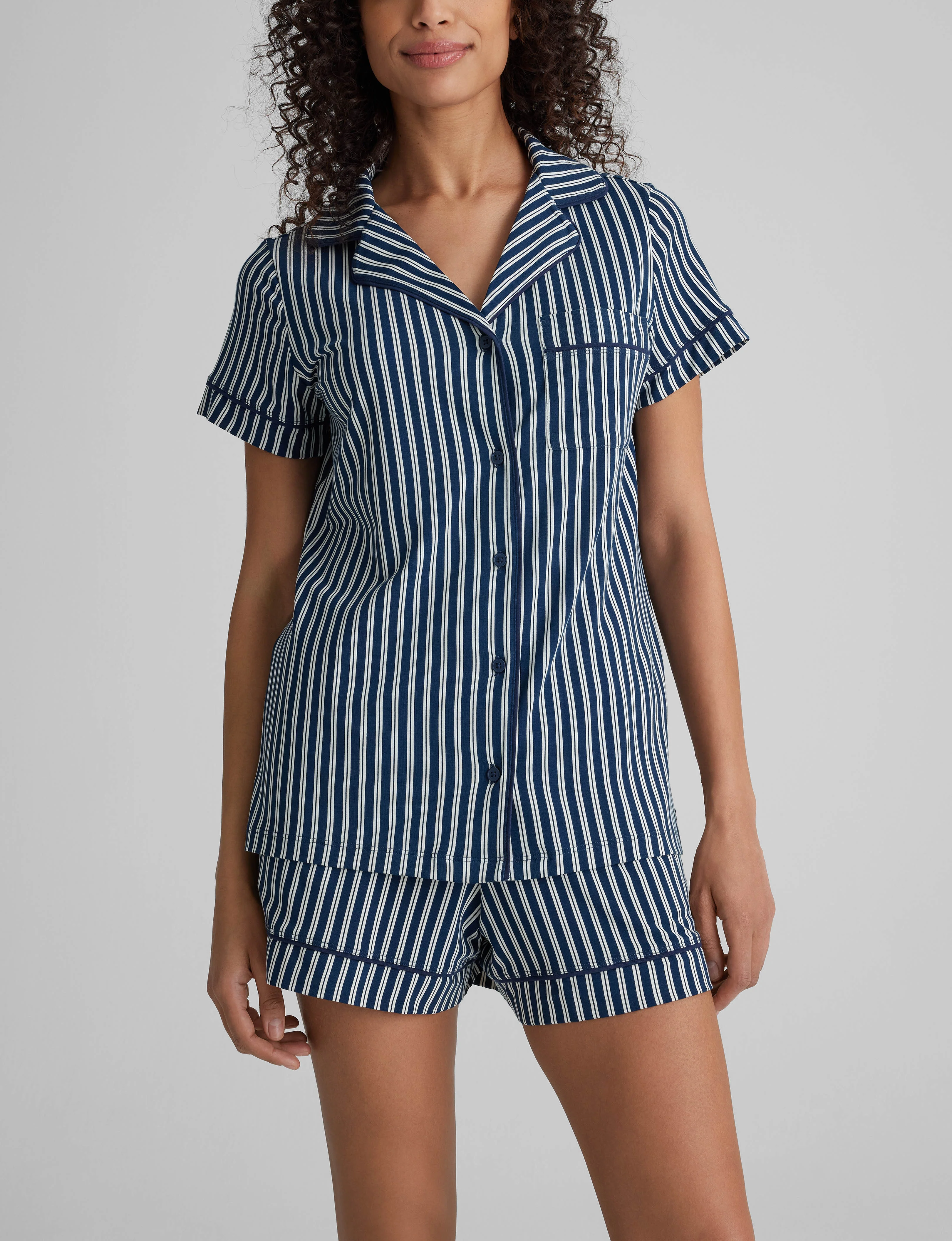 Women's Downtime Pajama Top & Short Set - Image 9