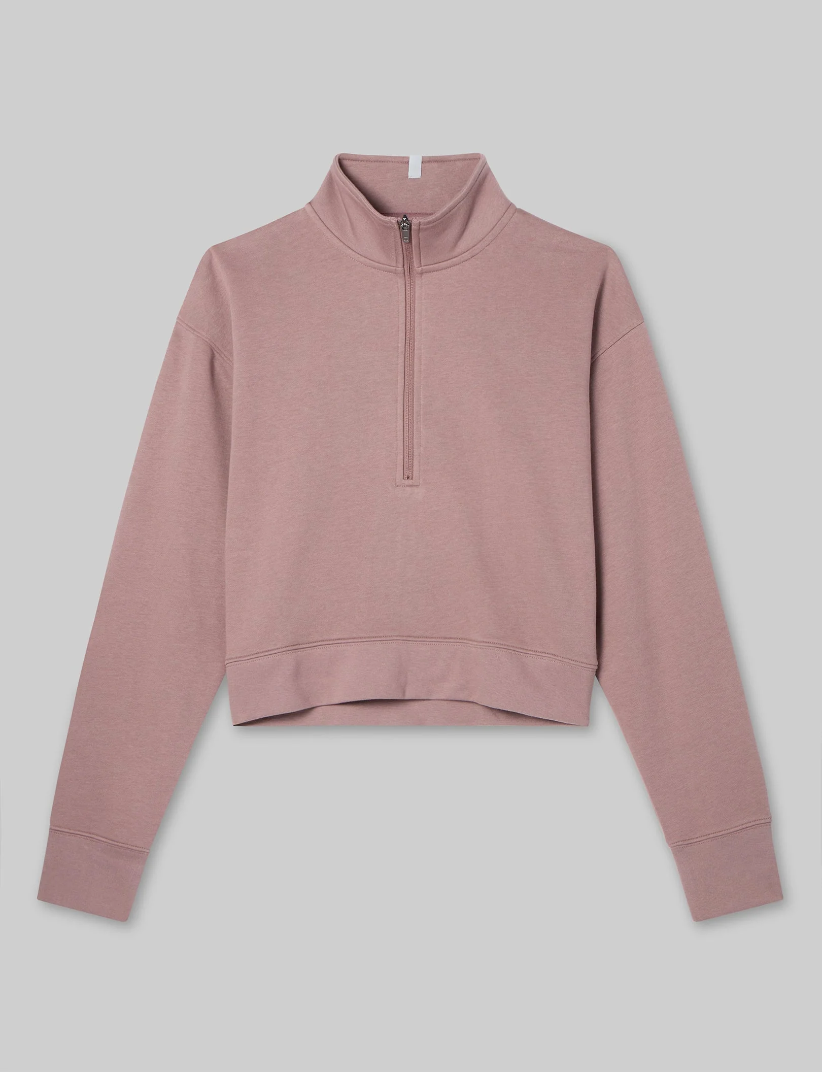 Women's French Terry Half-Zip Sweatshirt - Image 8