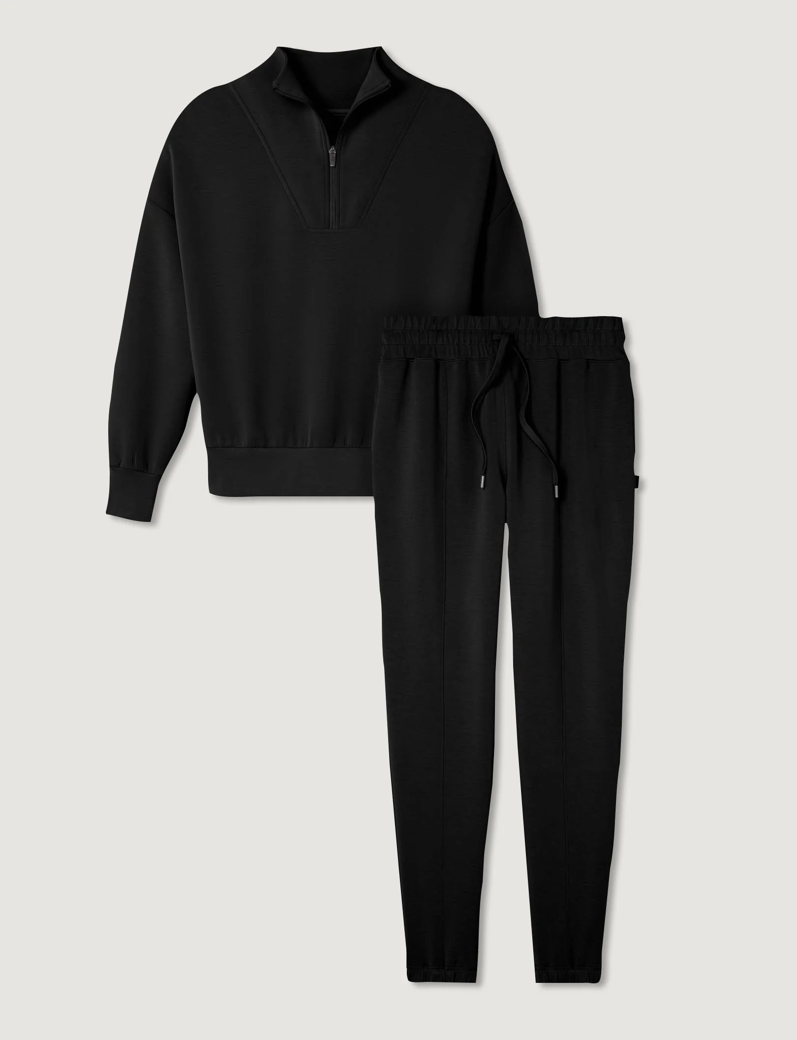 Women's Luxe Traveler Knit Quarter Zip & Jogger Set - Image 16