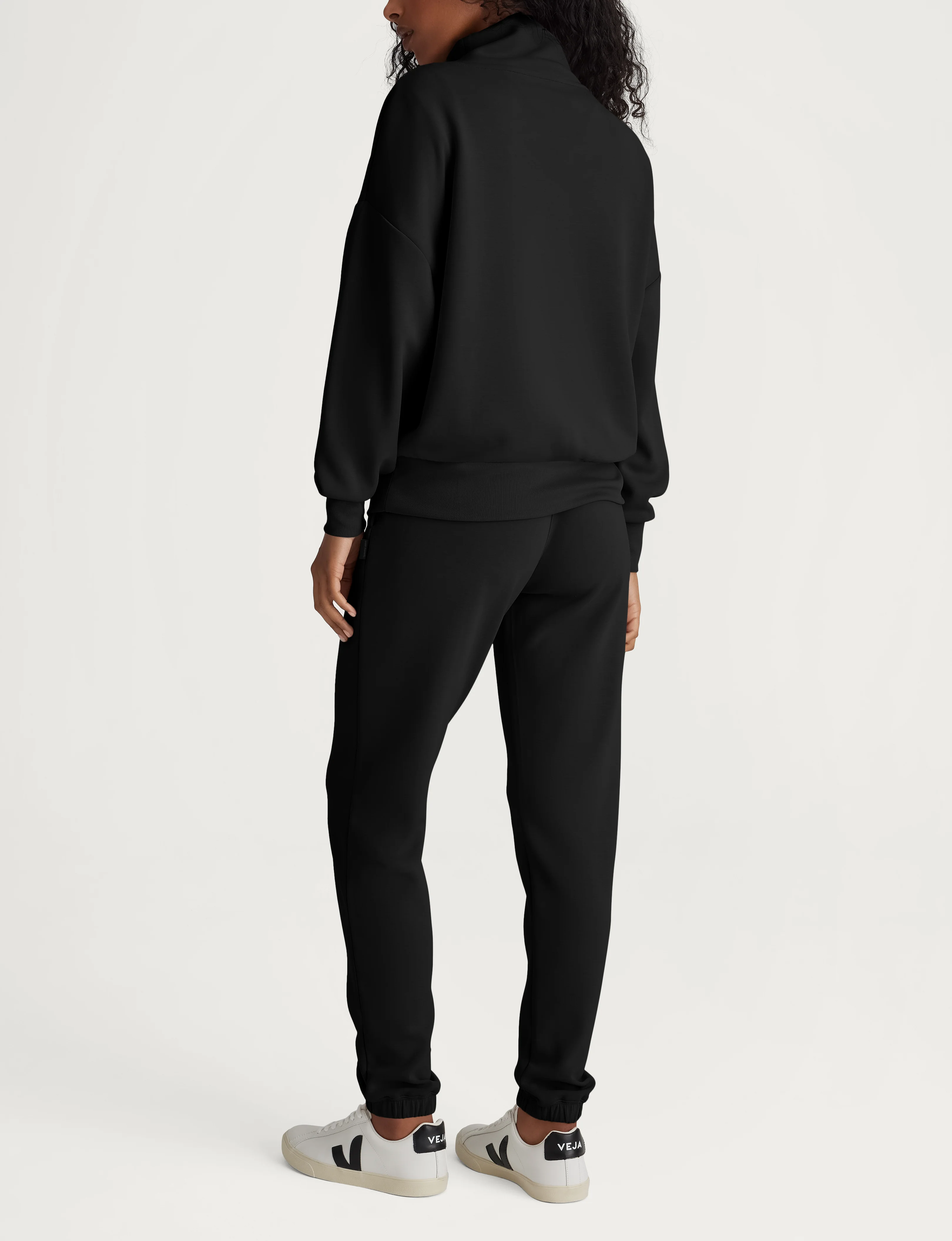 Women's Luxe Traveler Knit Quarter Zip & Jogger Set - Image 18