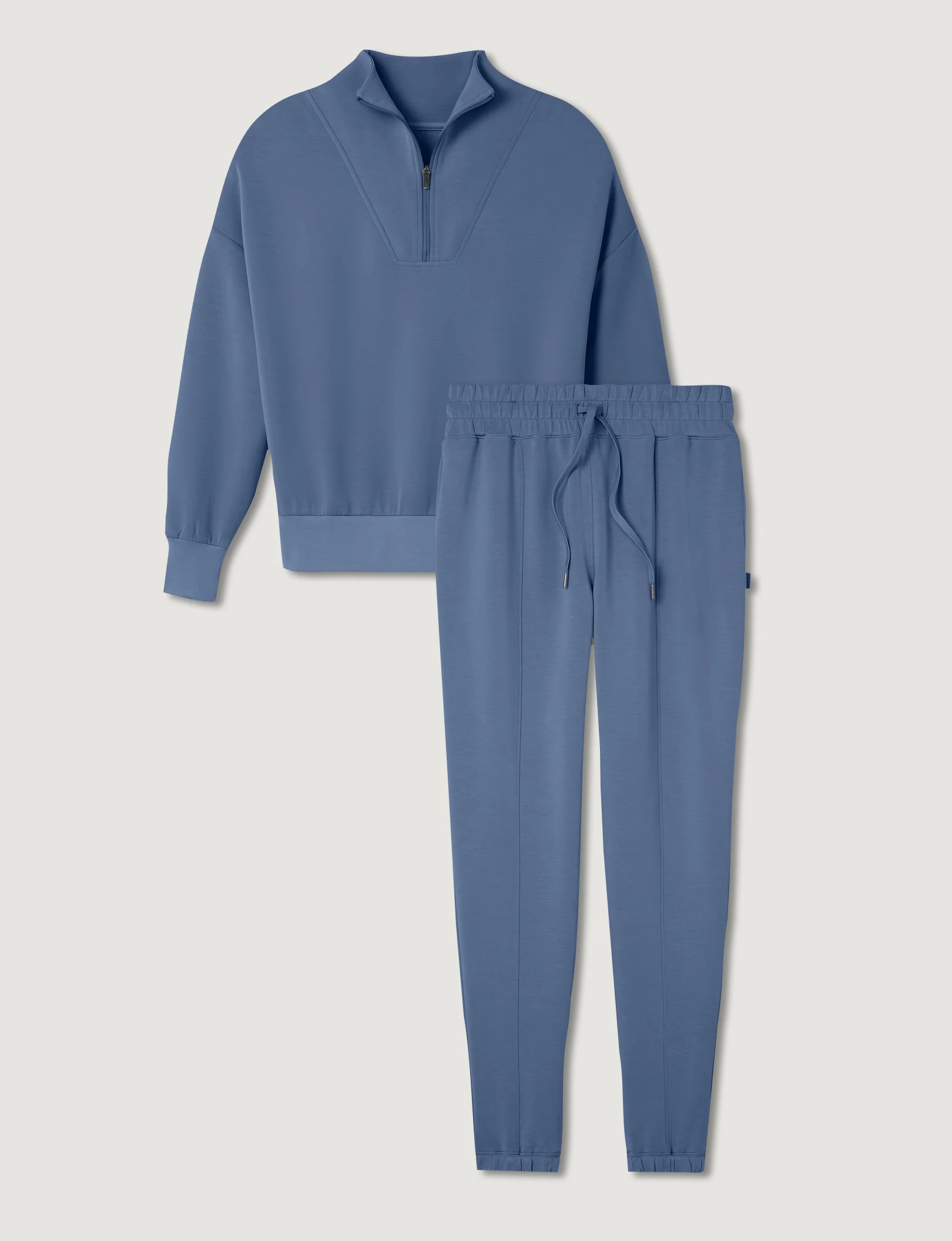 Women's Luxe Traveler Knit Quarter Zip & Jogger Set - Image 21
