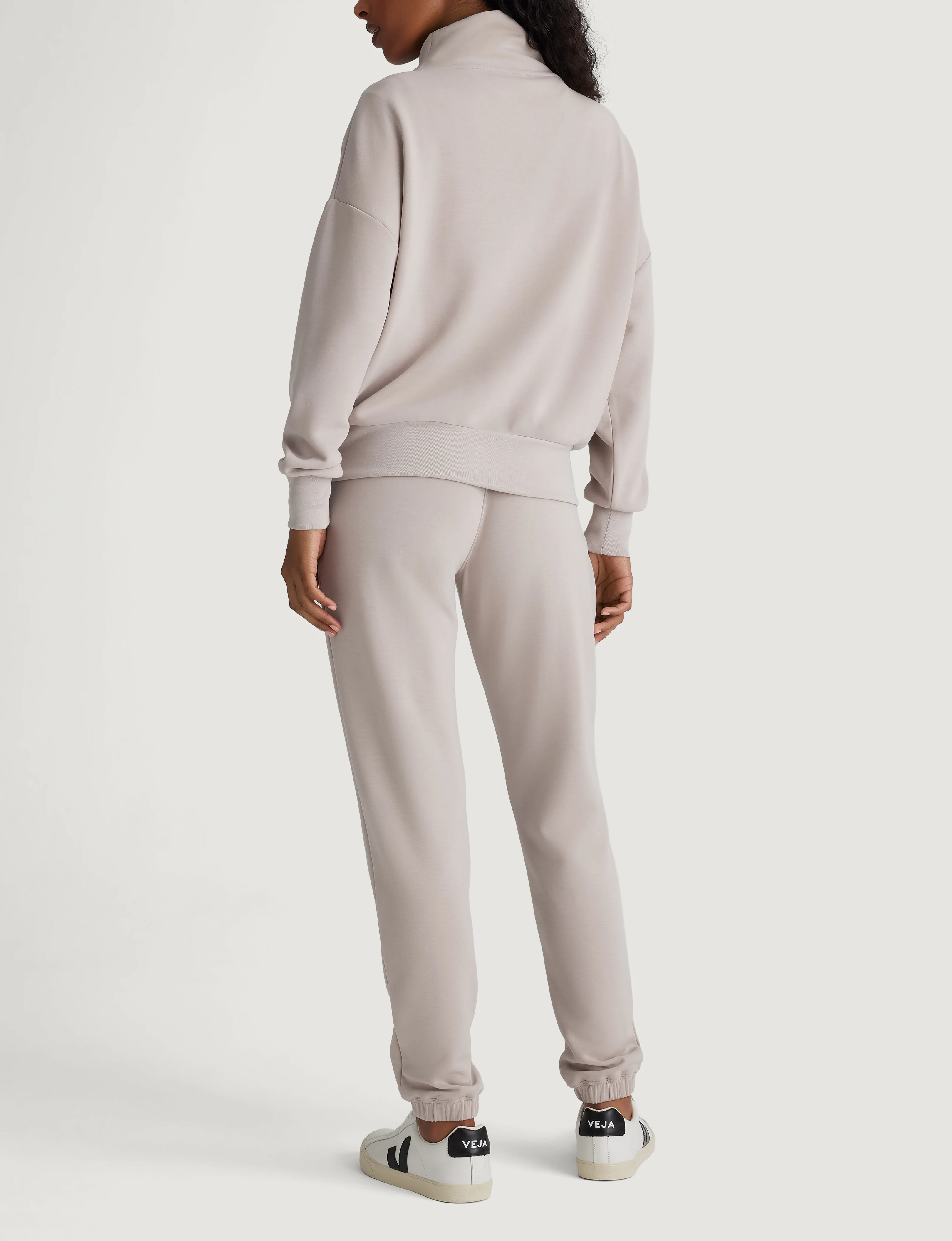 Women's Luxe Traveler Knit Quarter Zip & Jogger Set - Image 31
