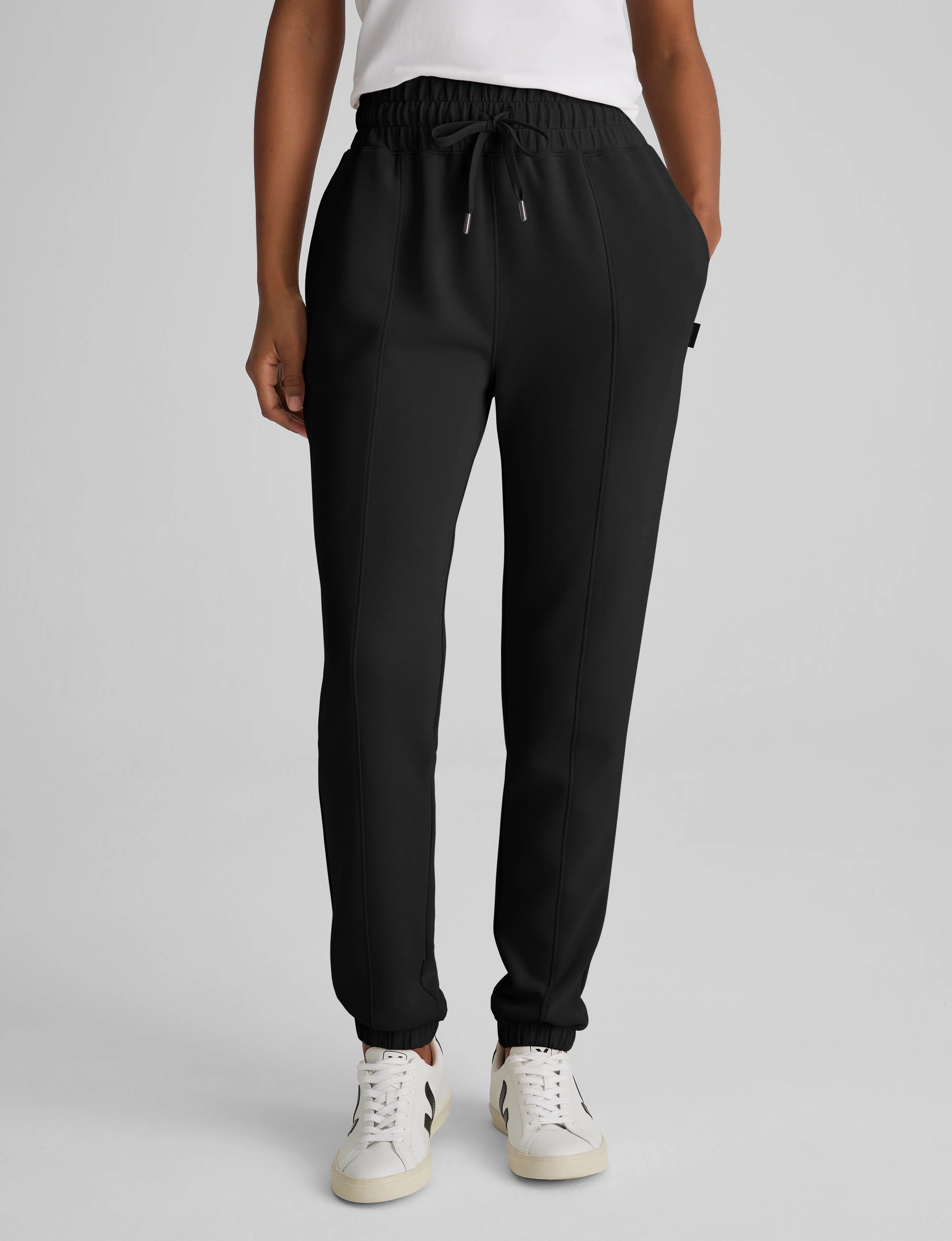 Women's Luxe Traveler Knit Quarter Zip & Jogger Set - Image 8