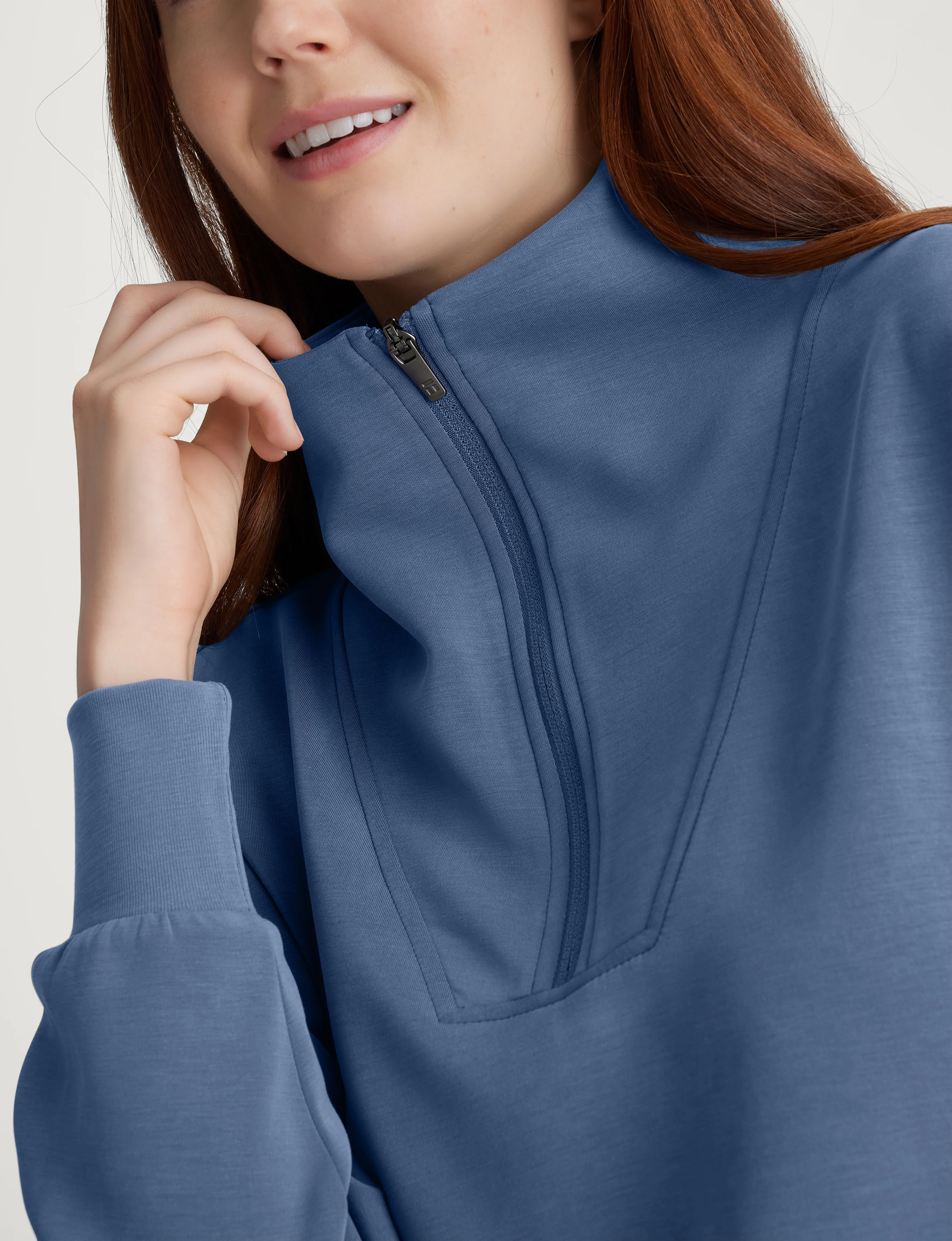 Women’s Luxe Traveler Knit Quarter-Zip - Image 20