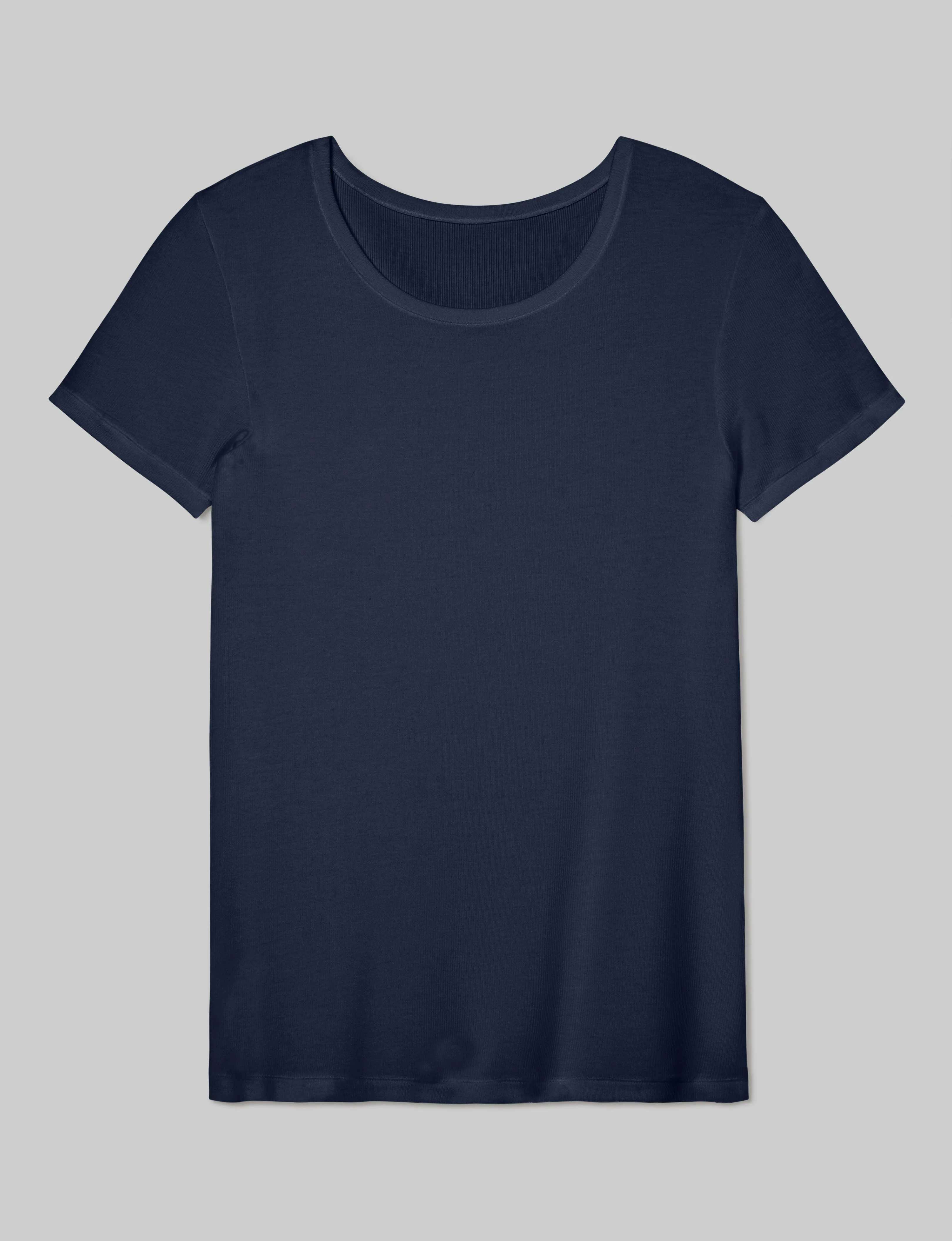 Women's Micro Rib Cap Sleeve Tee - Image 14