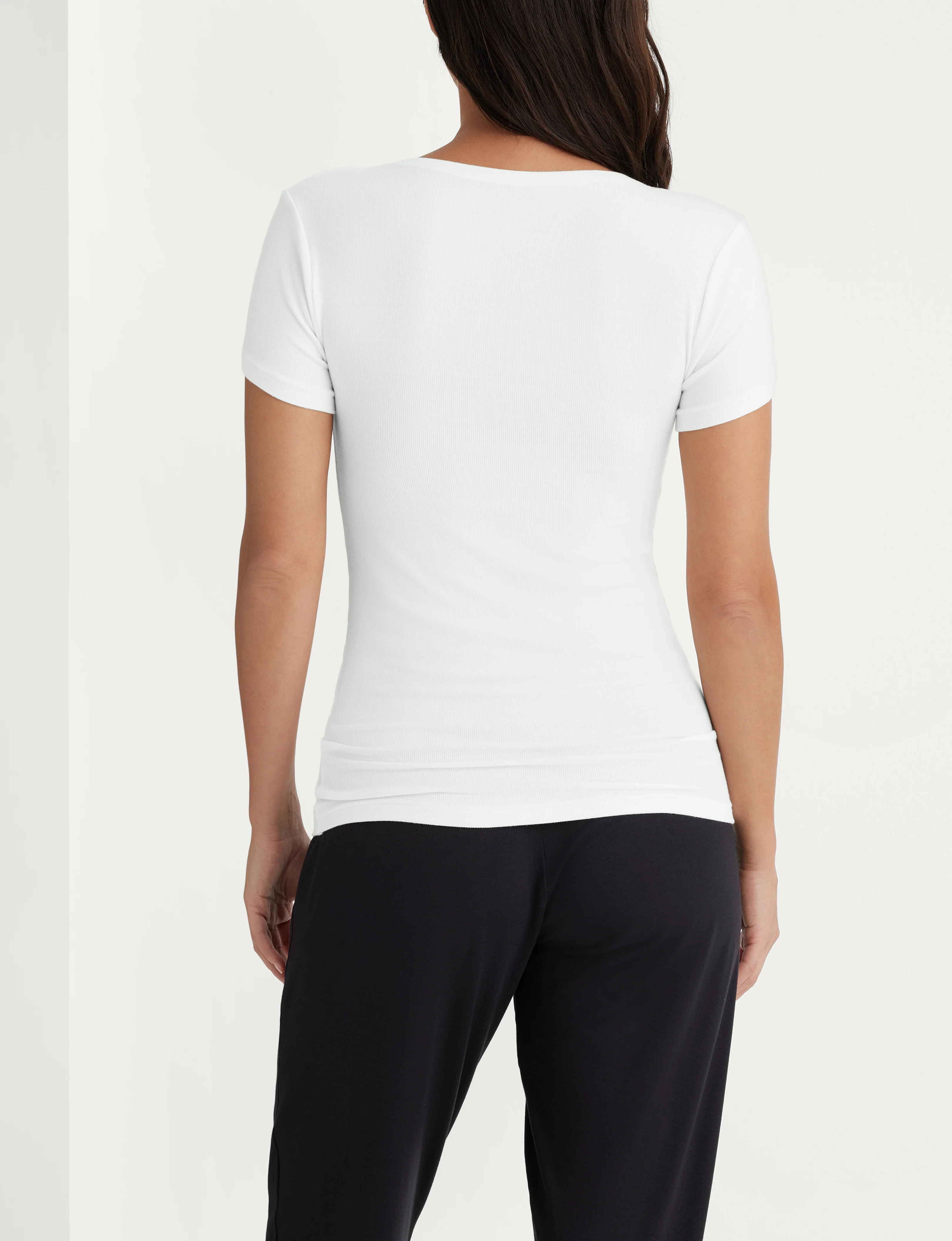 Women's Micro Rib Cap Sleeve Tee - Image 23