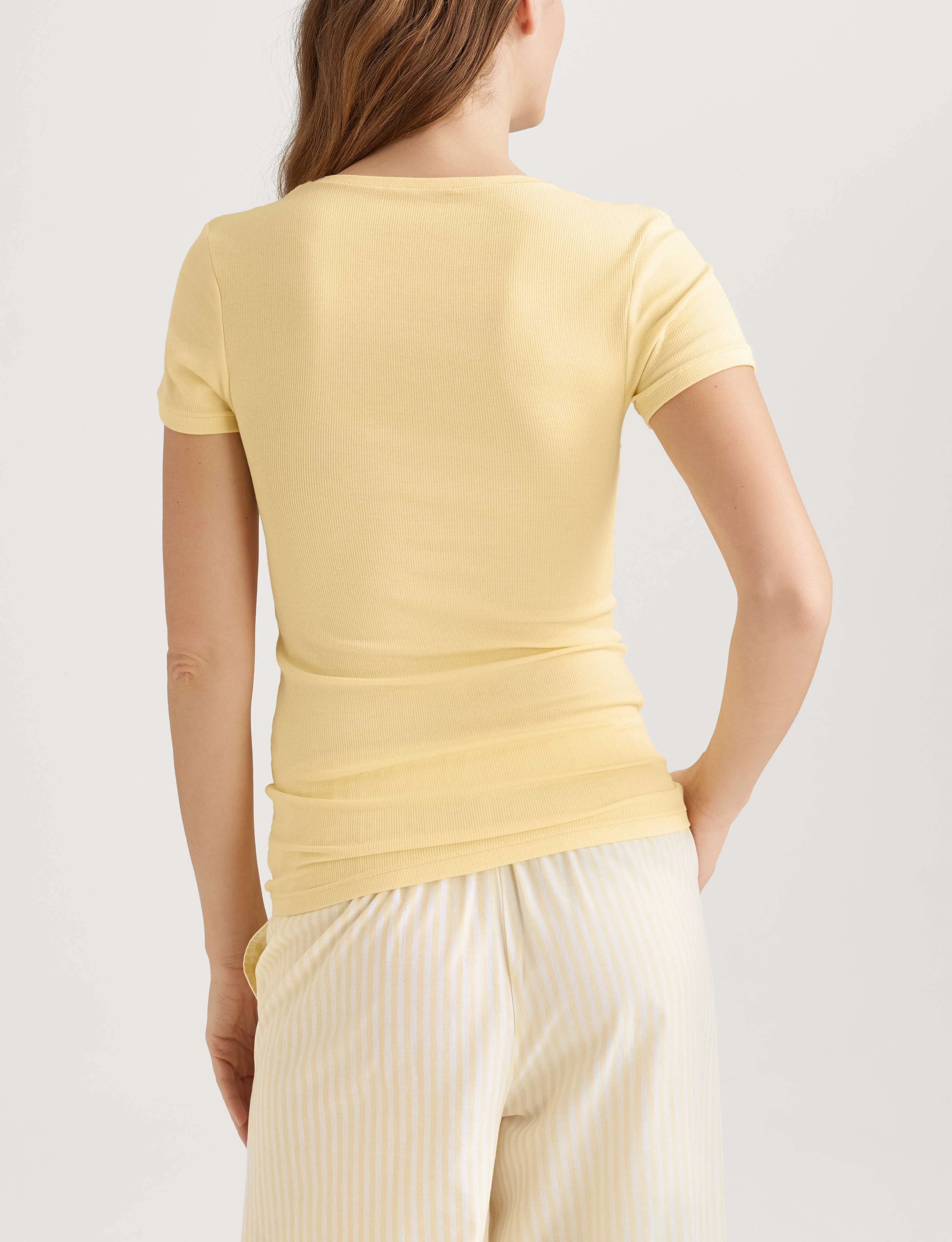 Women's Micro Rib Cap Sleeve Tee - Image 35