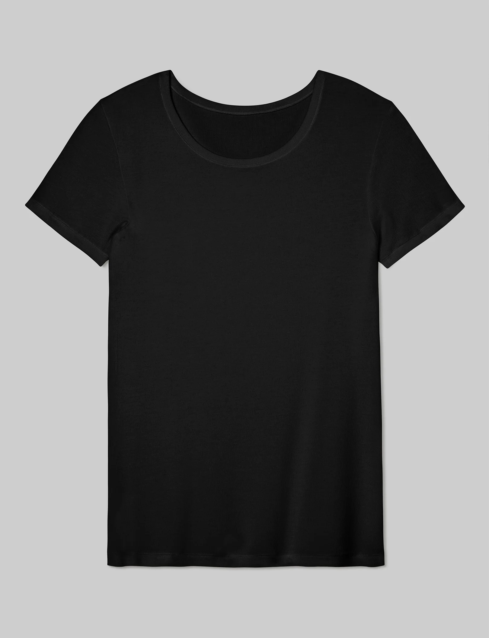 Women's Micro Rib Cap Sleeve Tee - Image 8