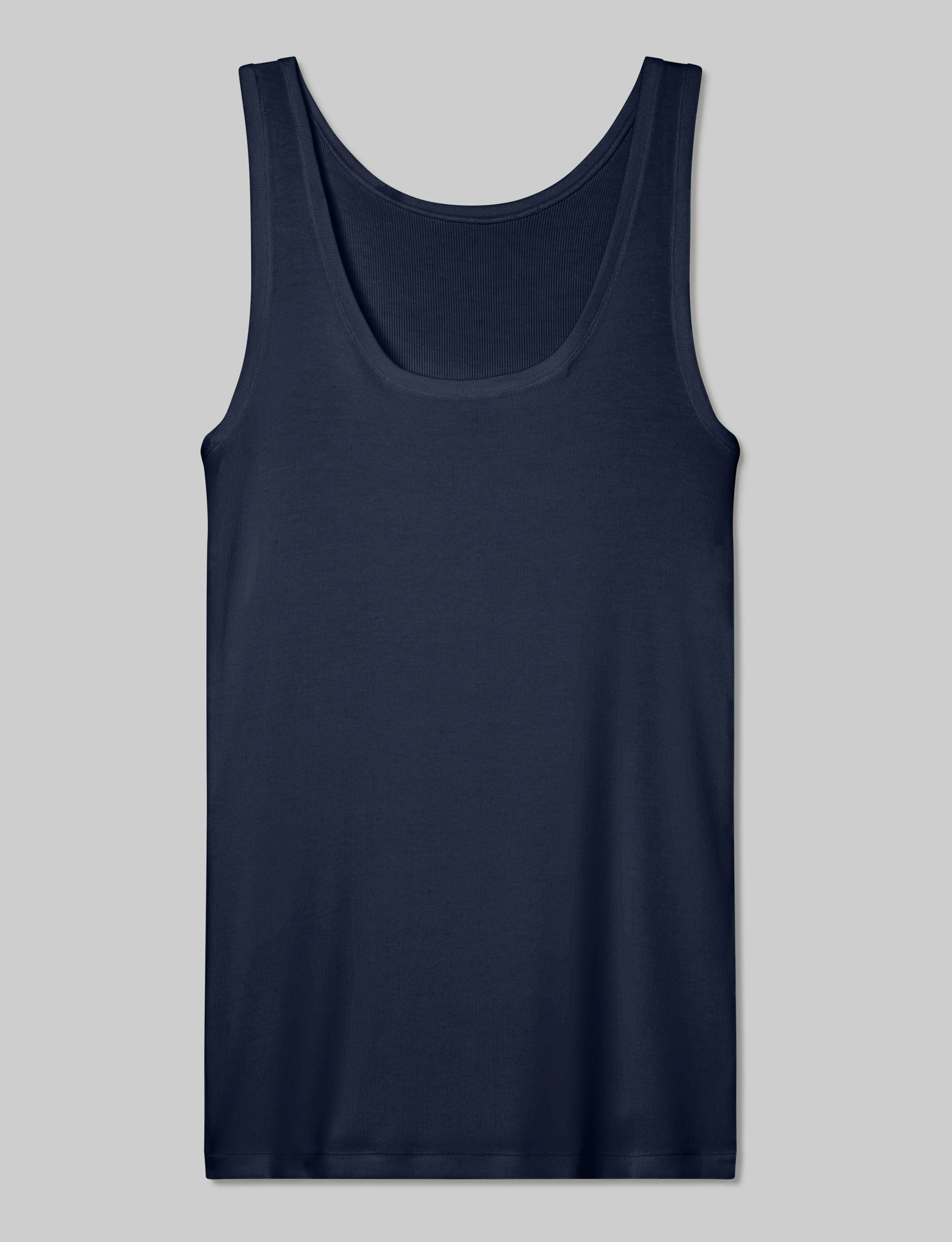 Women's Micro Rib Fitted Tank - Image 13