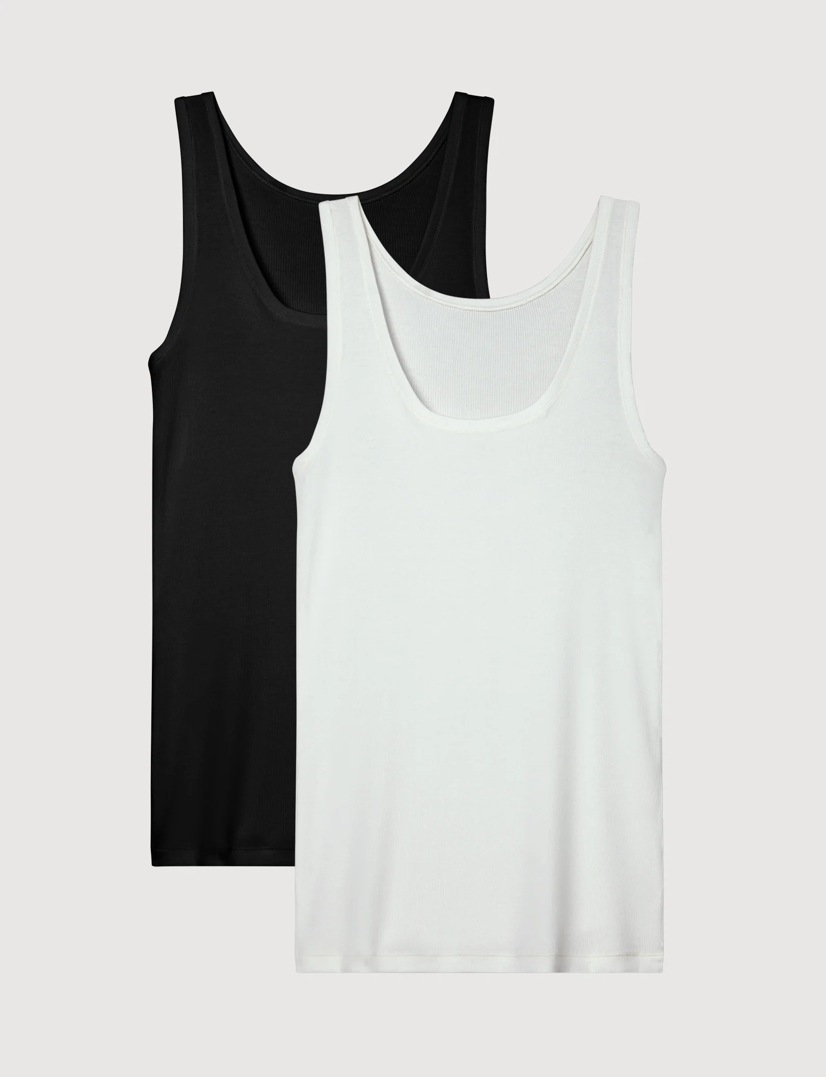 Women's Micro Rib Fitted Tank (2-Pack) - Image 8
