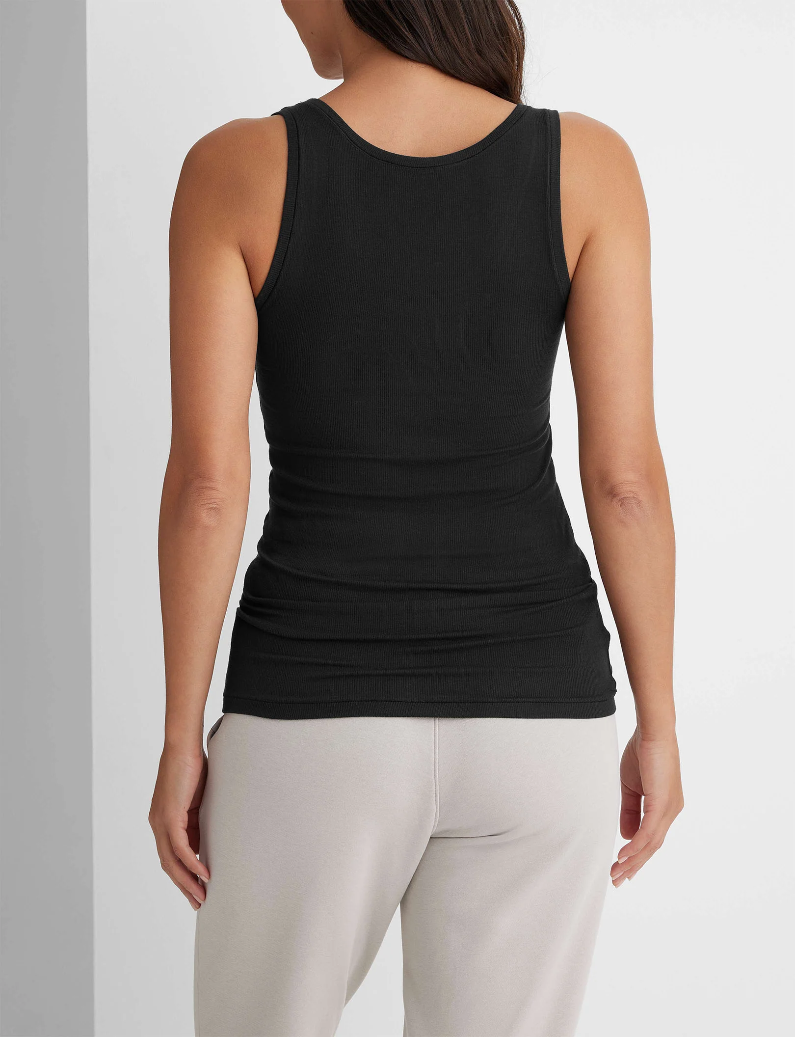 Women's Micro Rib Fitted Tank - Image 5